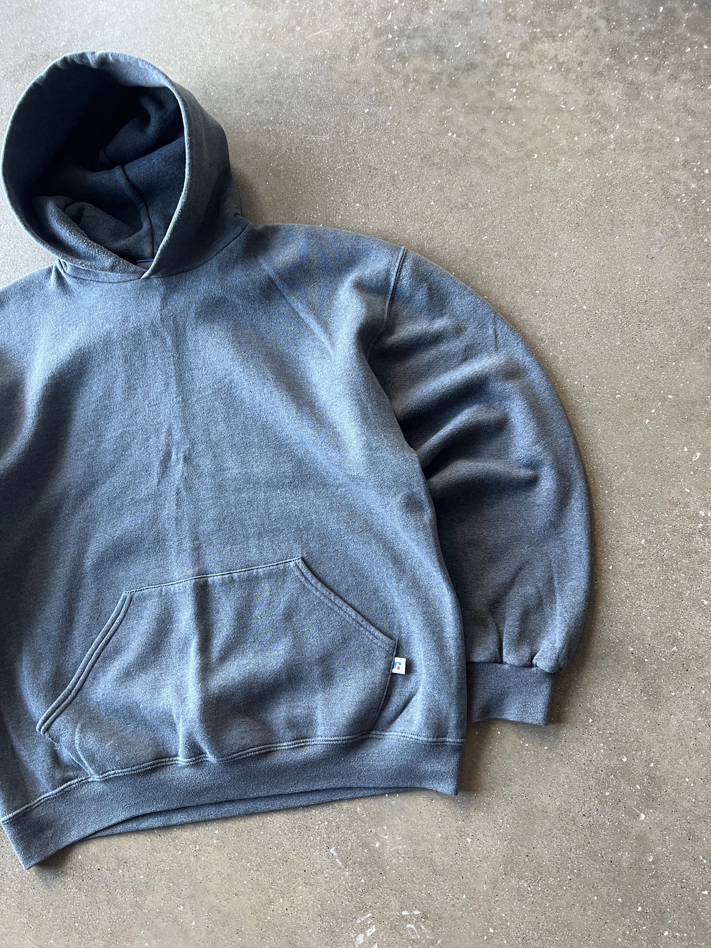 Vintage Grey Russell Athletic Hoodie - L