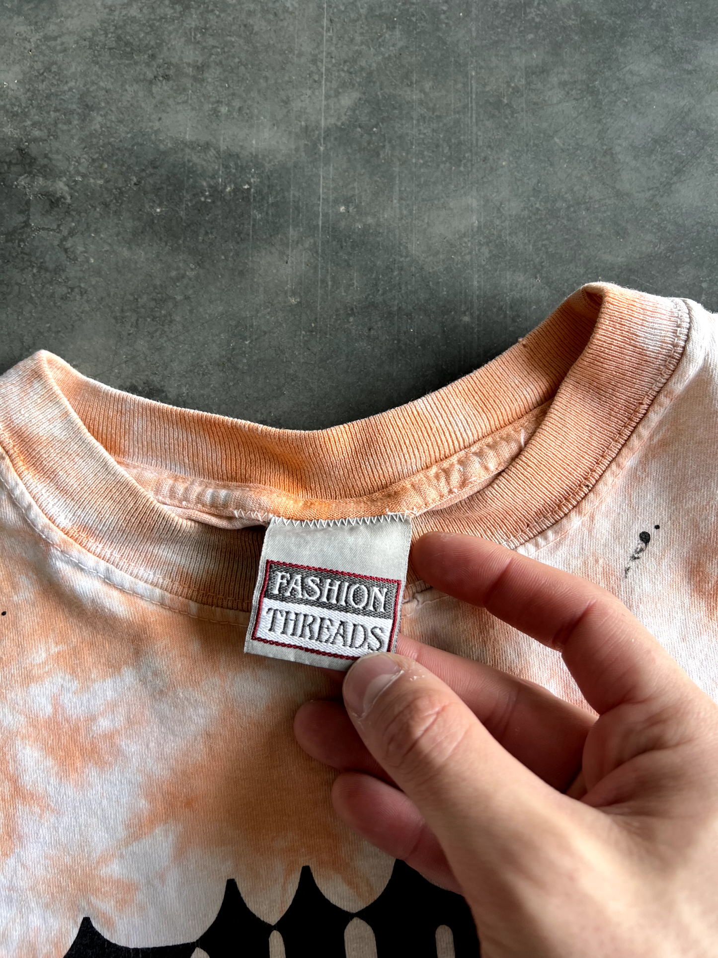 Vintage Orange Tie-Dye Sturgis Tee - L