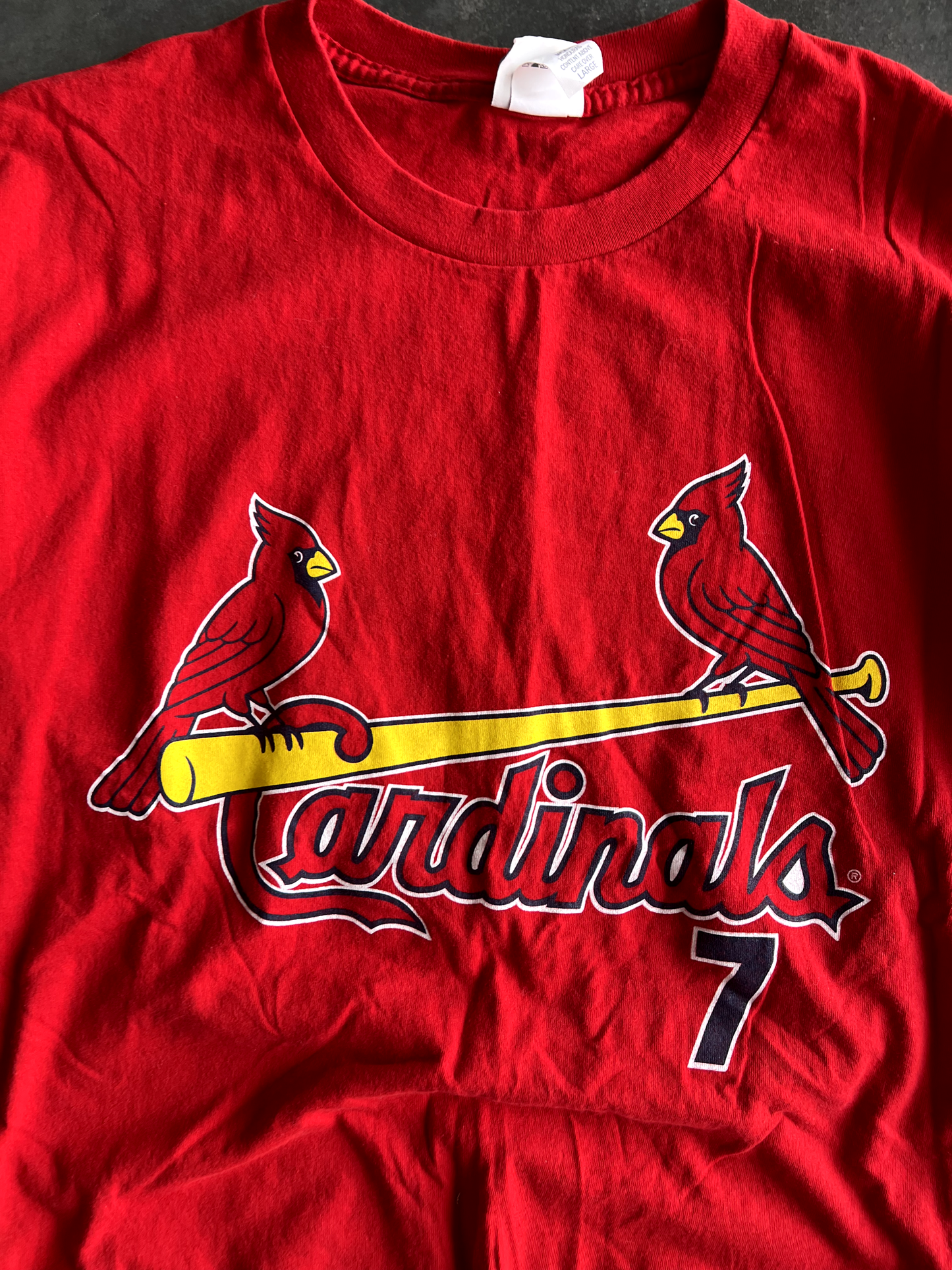 Vintage Red Cardinals Tee - L