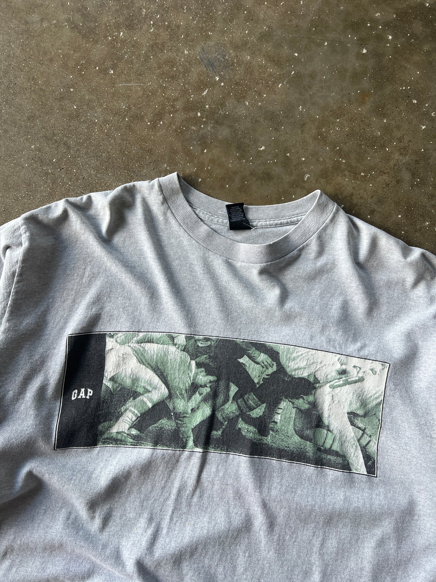 Vintage Grey Gap Long Sleeve Shirt - XL