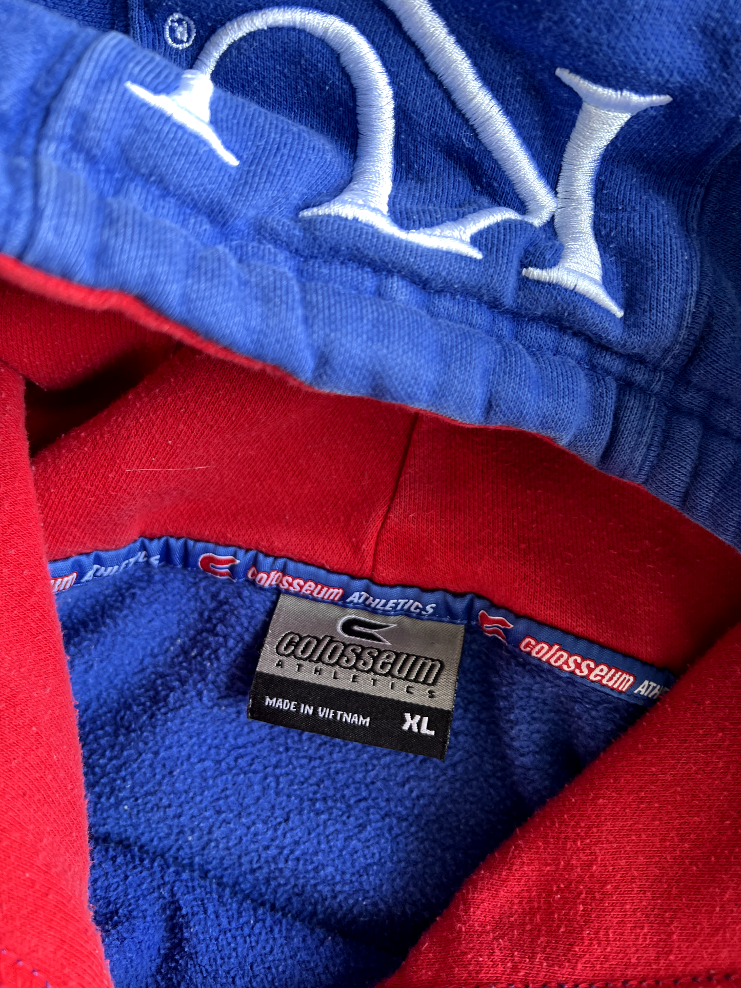 Vintage Blue Kansas Hoodie - XL