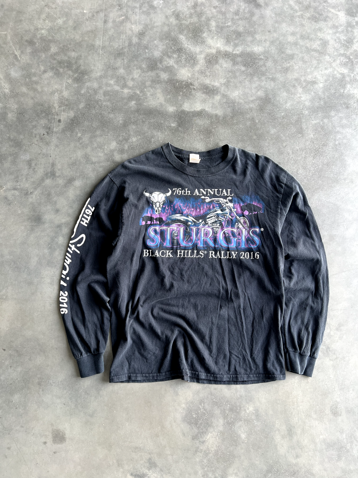 Vintage Black Sturgis Long Sleeve - L