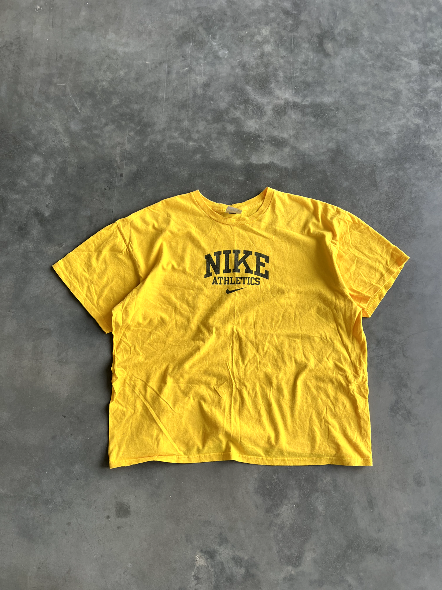 Vintage Yellow Nike Tee - XXL