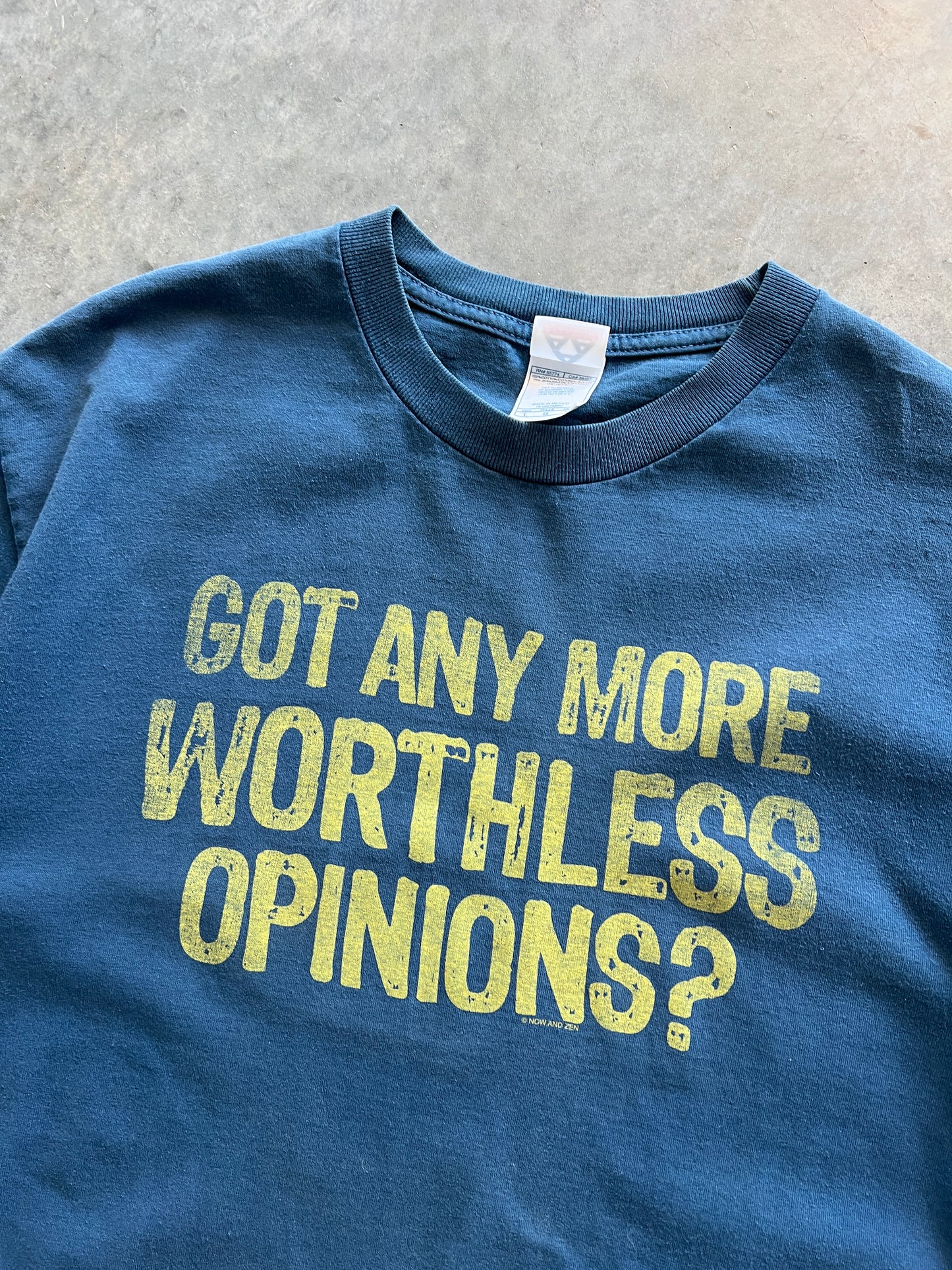 Vintage 90s Funny Question Shirt - M