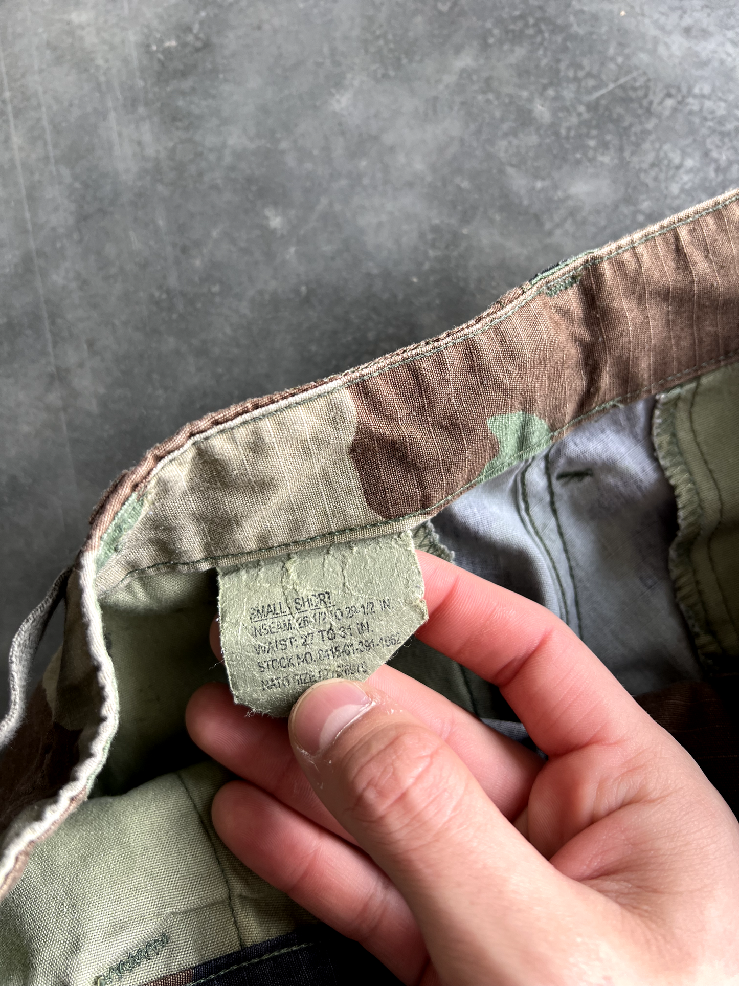 Vintage Camo Cargo Pants - S