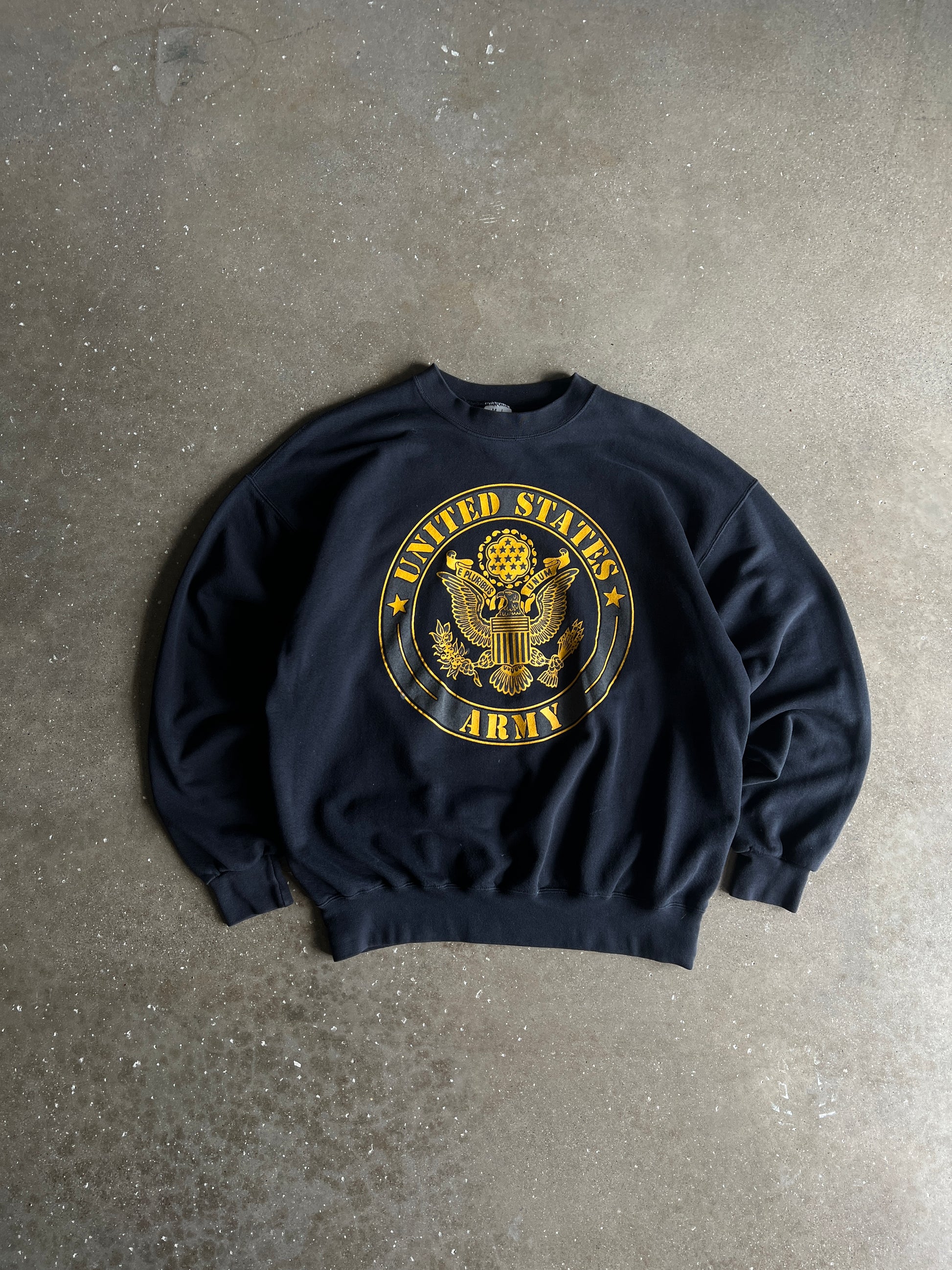 Vintage Black United States Army Crew - XL