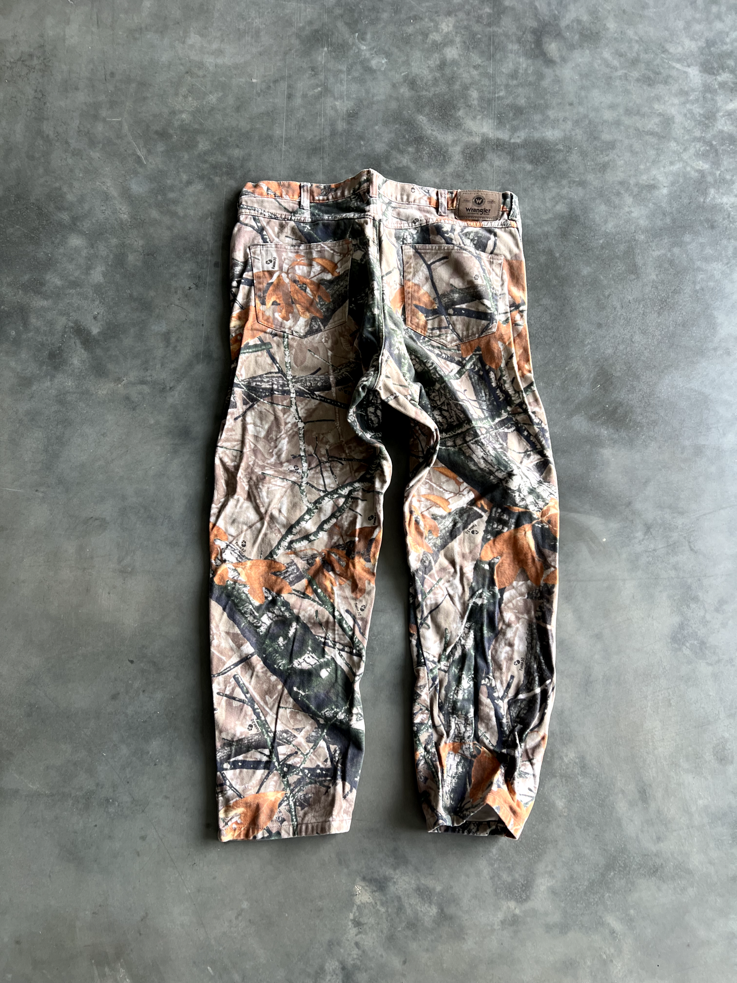 Vintage Camo Wrangler Pants - 38x32