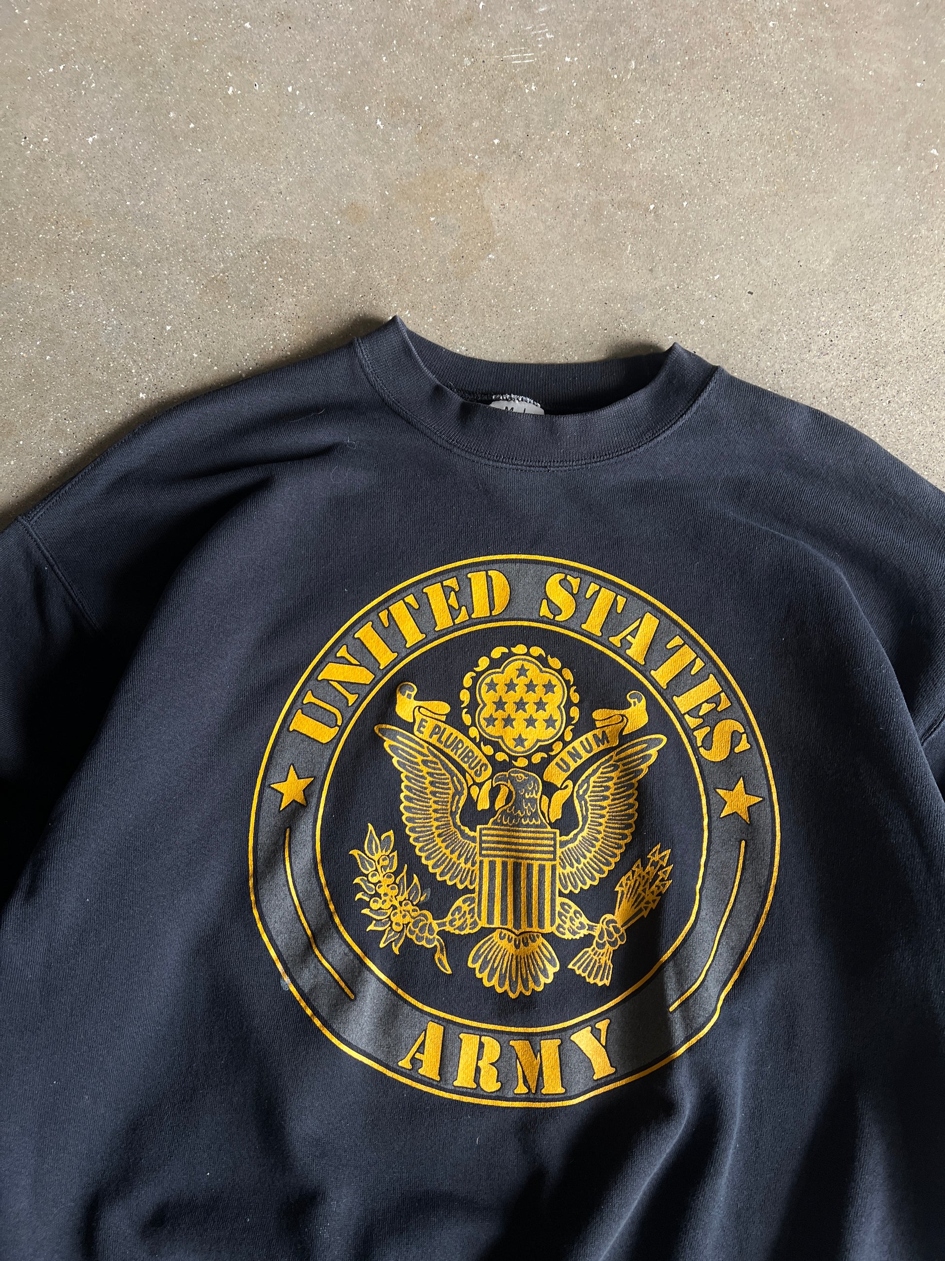 Vintage Black United States Army Crew - XL