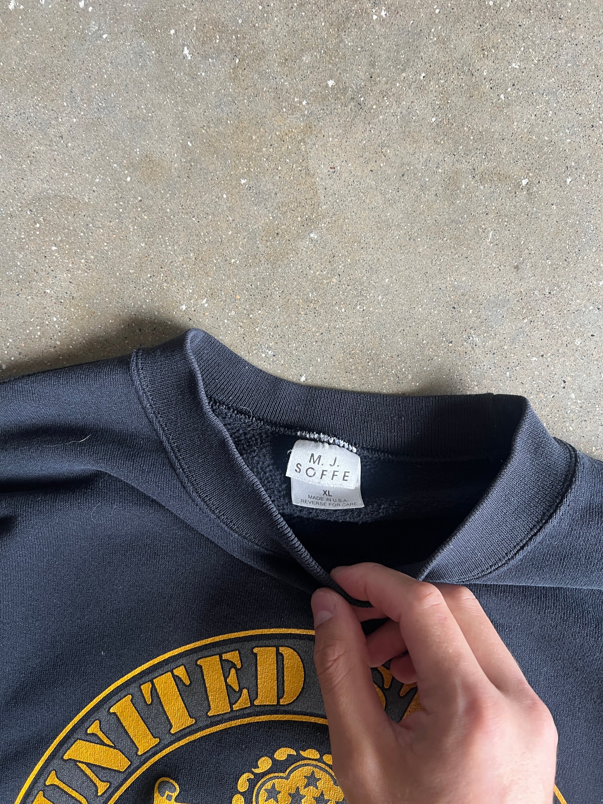 Vintage Black United States Army Crew - XL