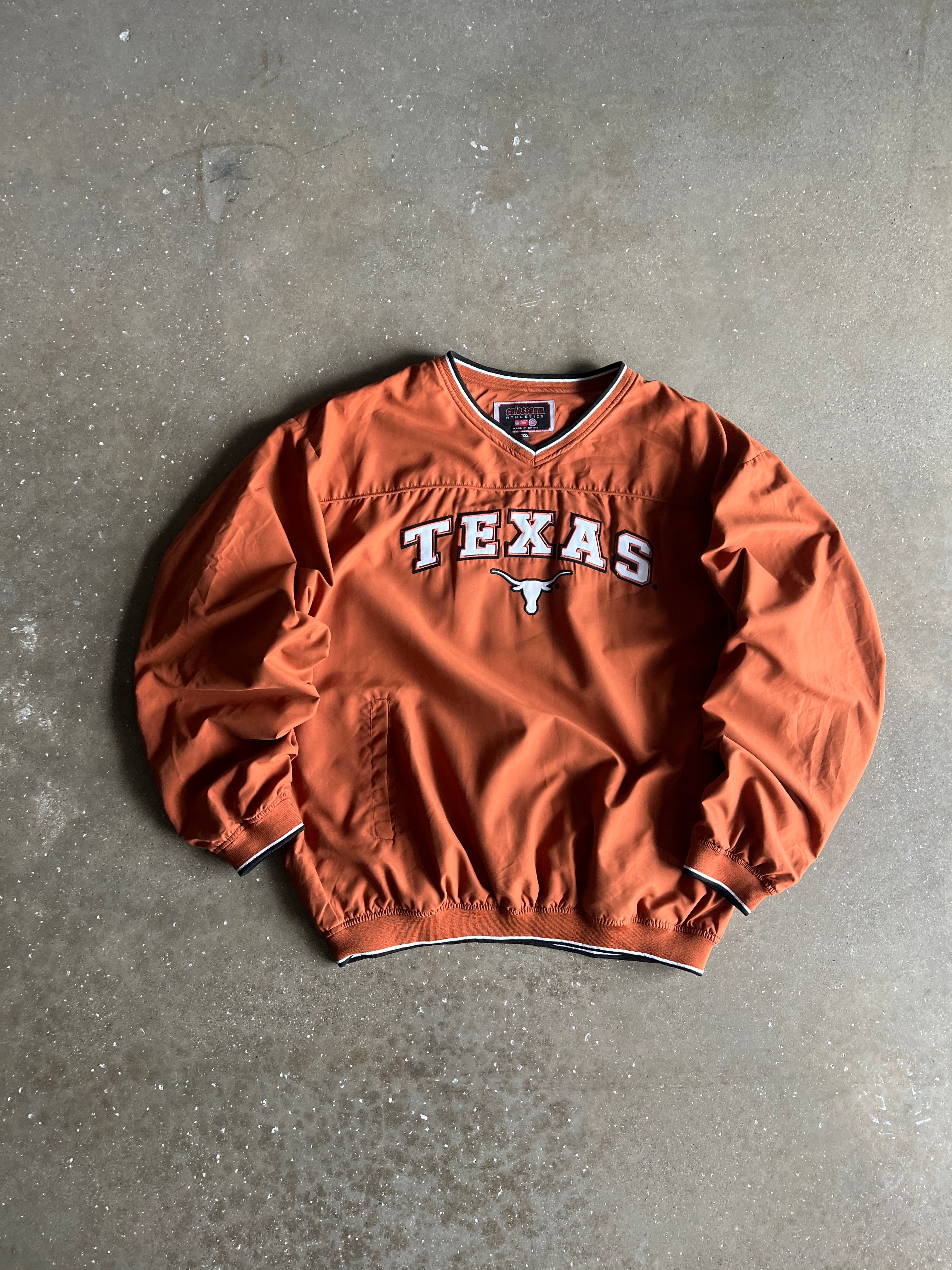 Vintage Orange Texas University Windbreaker - XXL