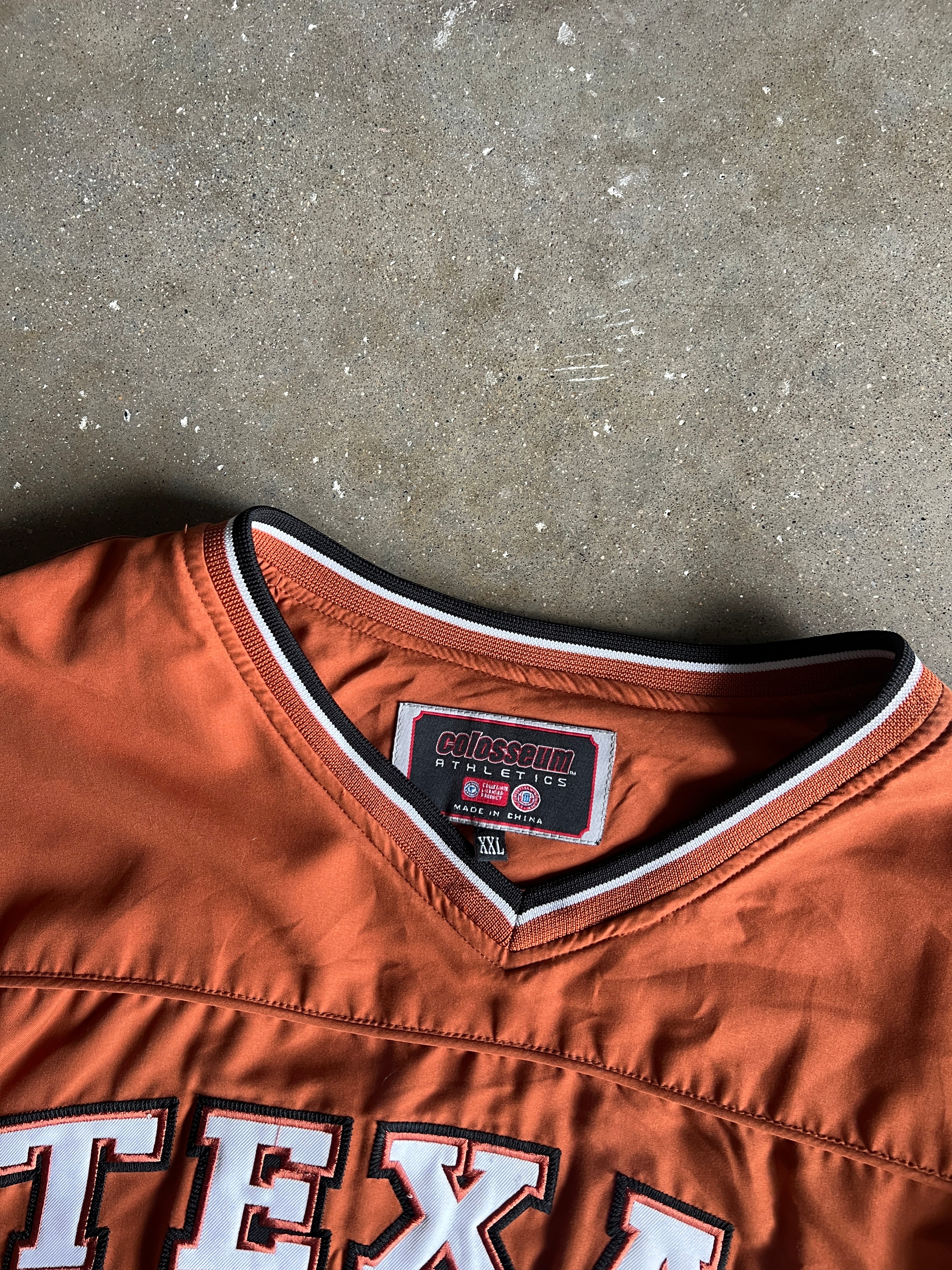 Vintage Orange Texas University Windbreaker - XXL