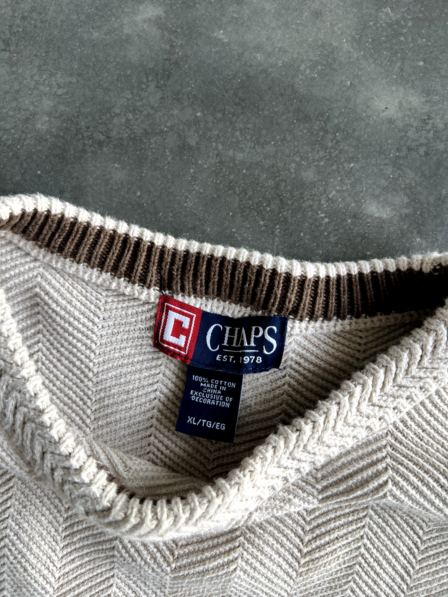 Vintage Cream Long Sleeve - XL