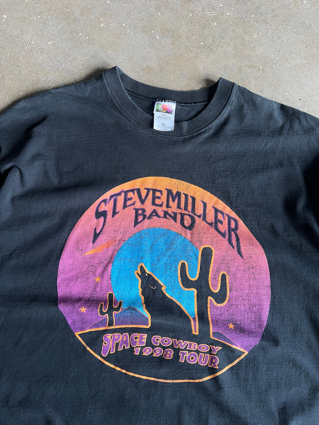 Vintage Faded Black Steve Miller Band Shirt - XL