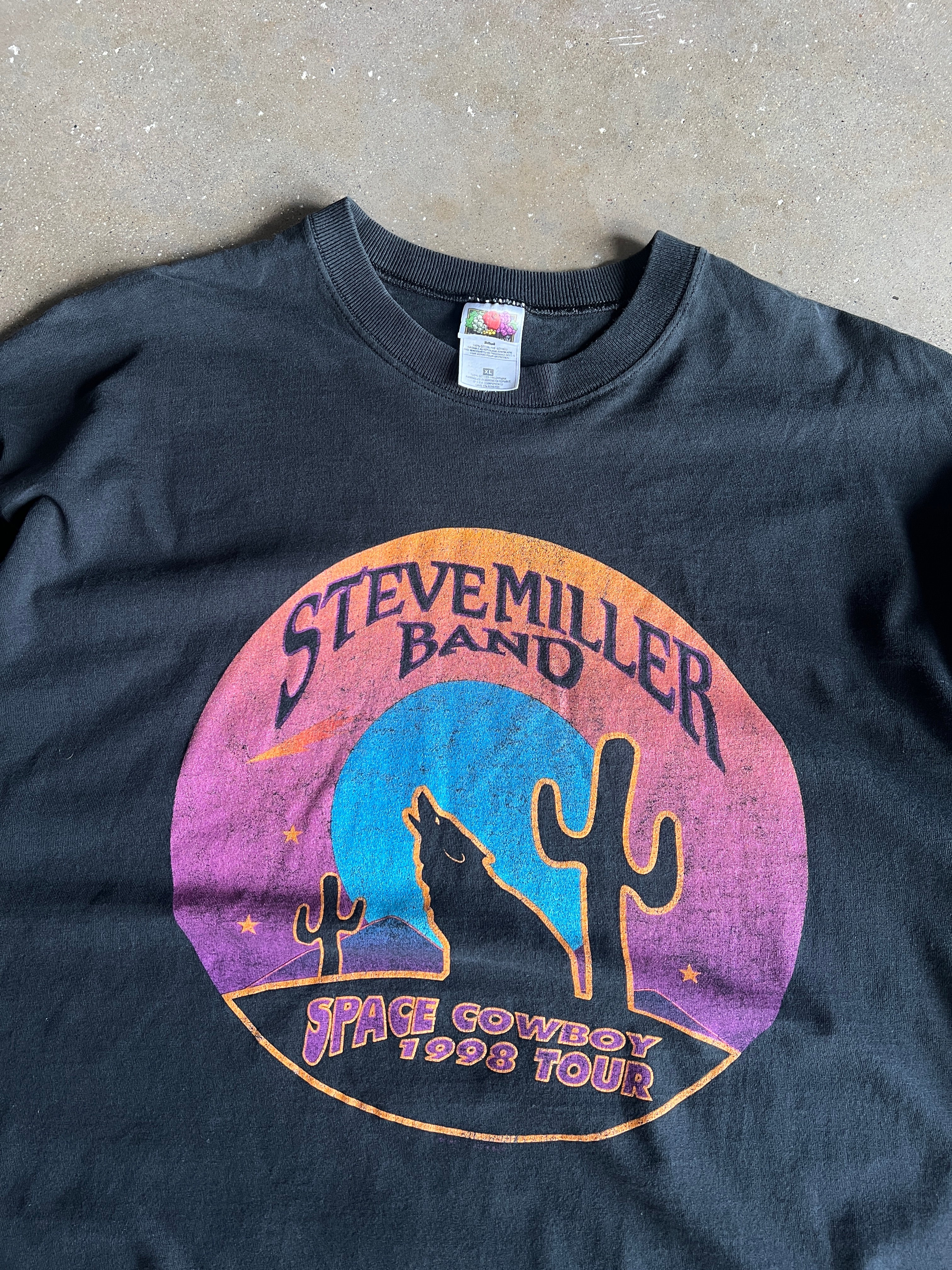 Vintage Faded Black Steve Miller Band Shirt - XL