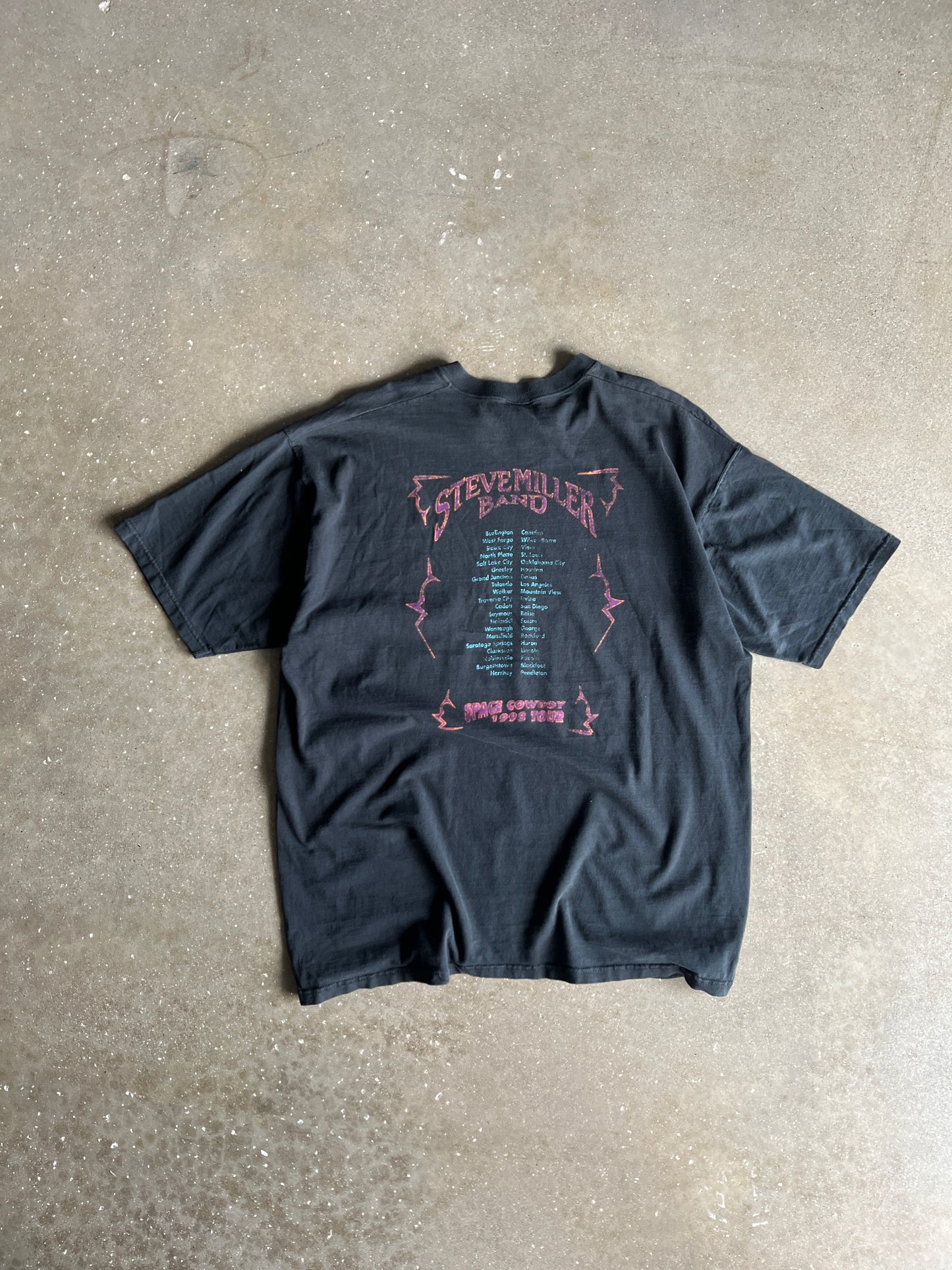 Vintage Faded Black Steve Miller Band Shirt - XL