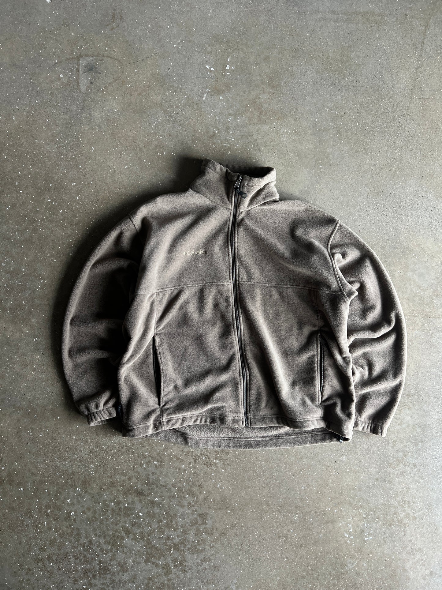 Vintage Coffee Brown Columbia Fleece - XL