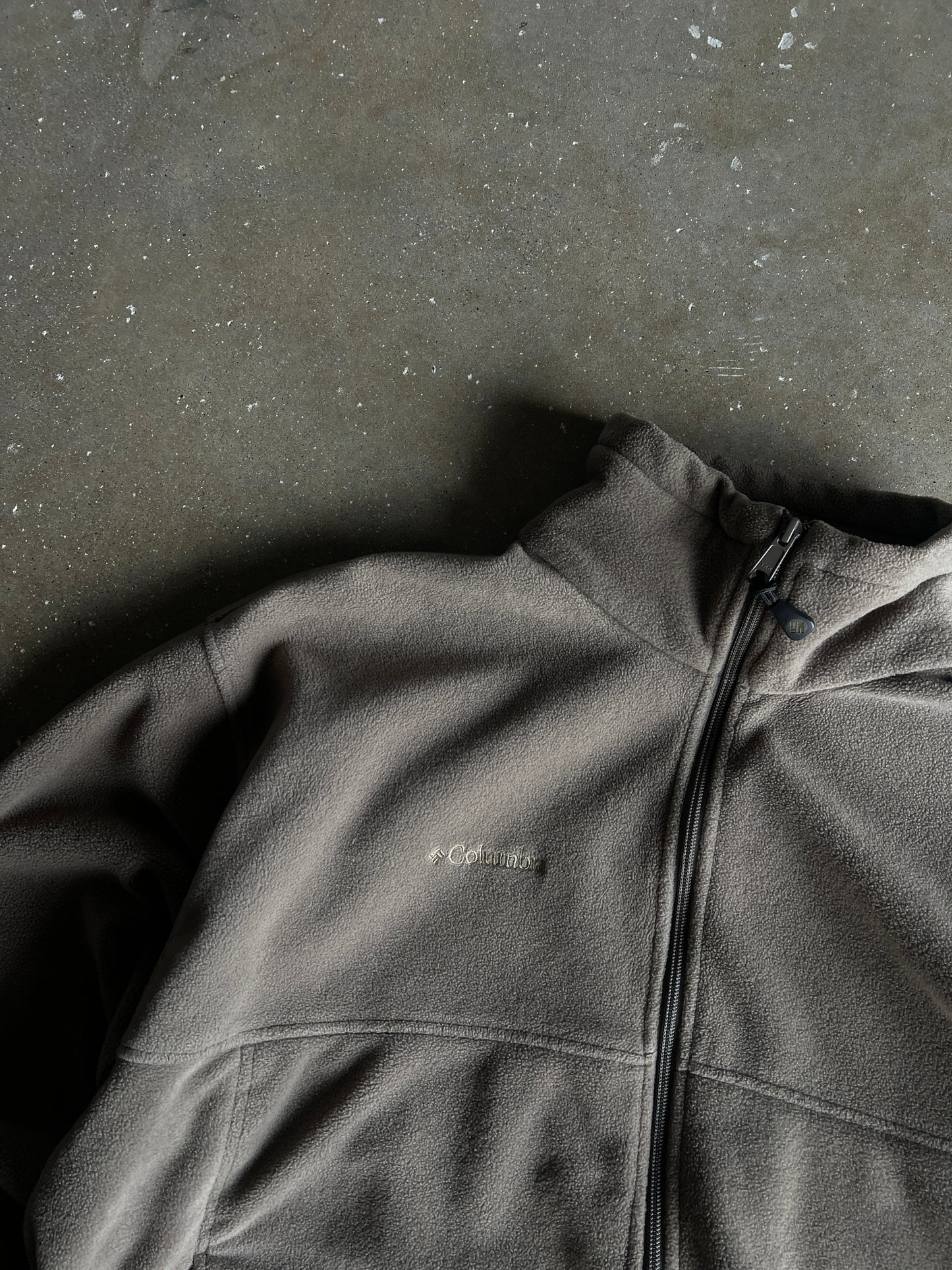 Vintage Coffee Brown Columbia Fleece - XL