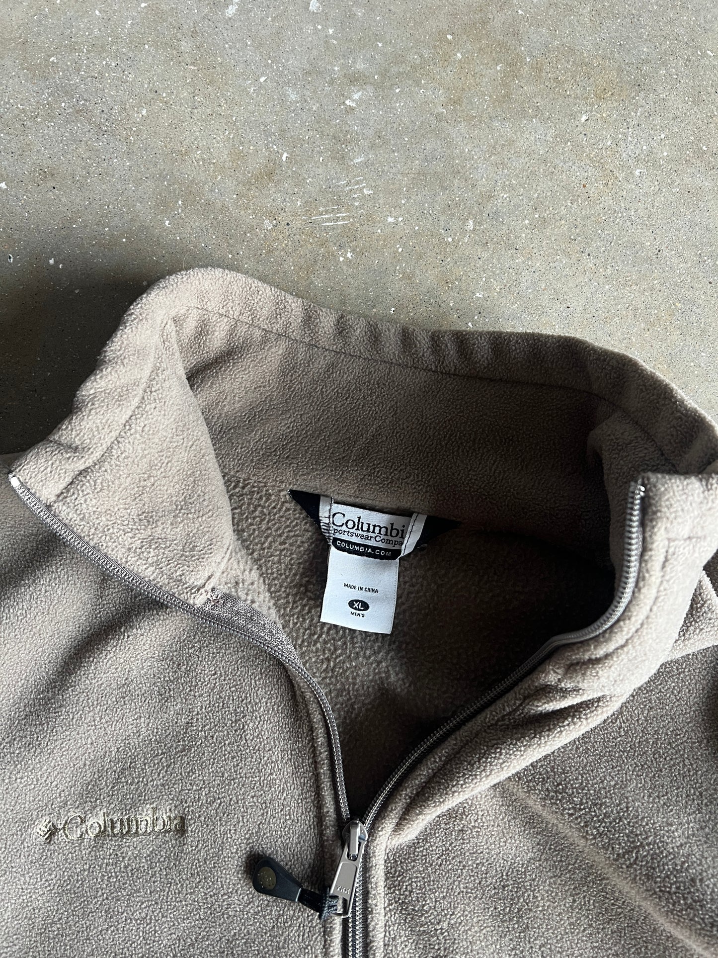 Vintage Coffee Brown Columbia Fleece - XL