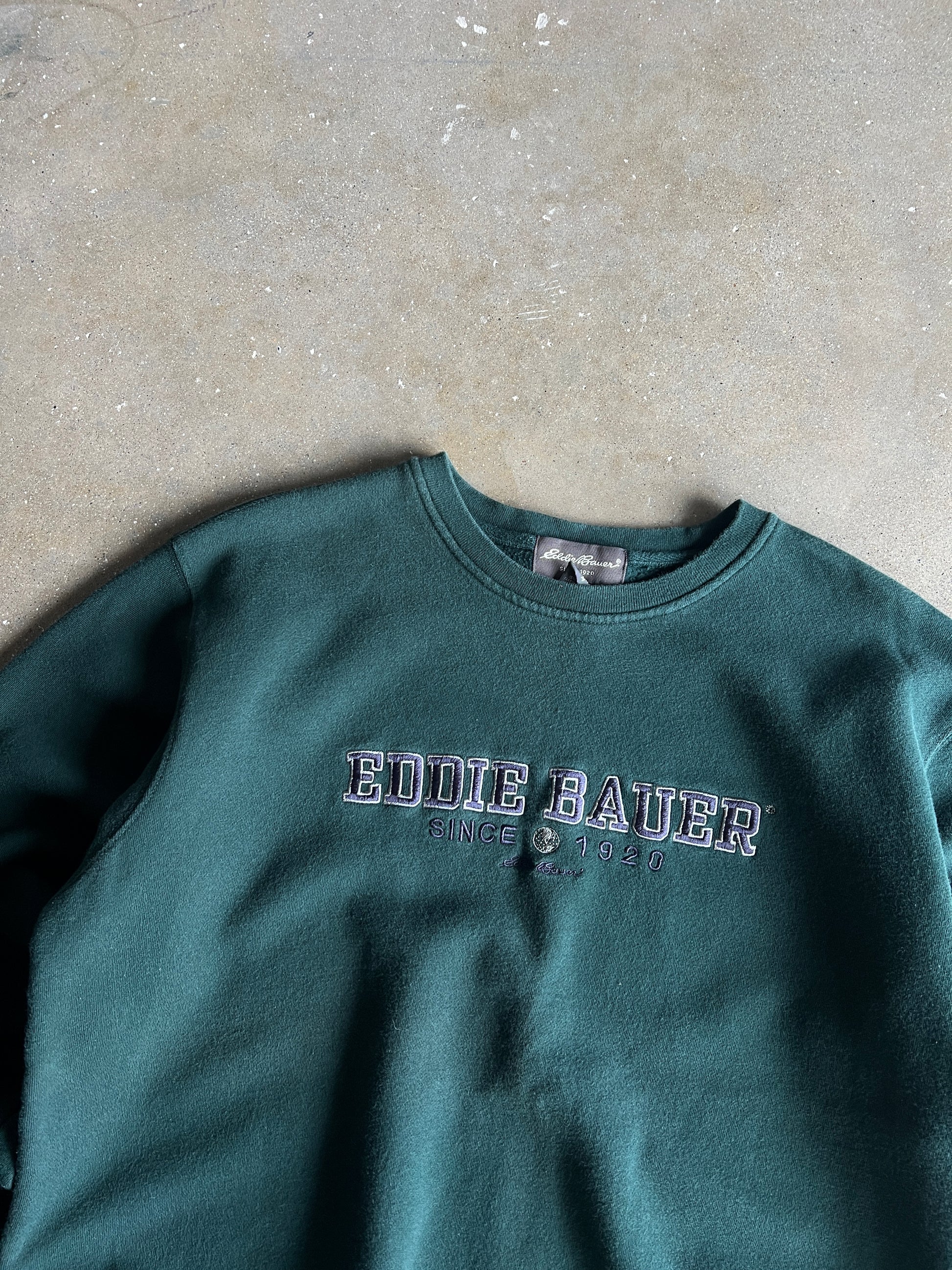 Vintage Emerald Green Eddie Baure Crew - M