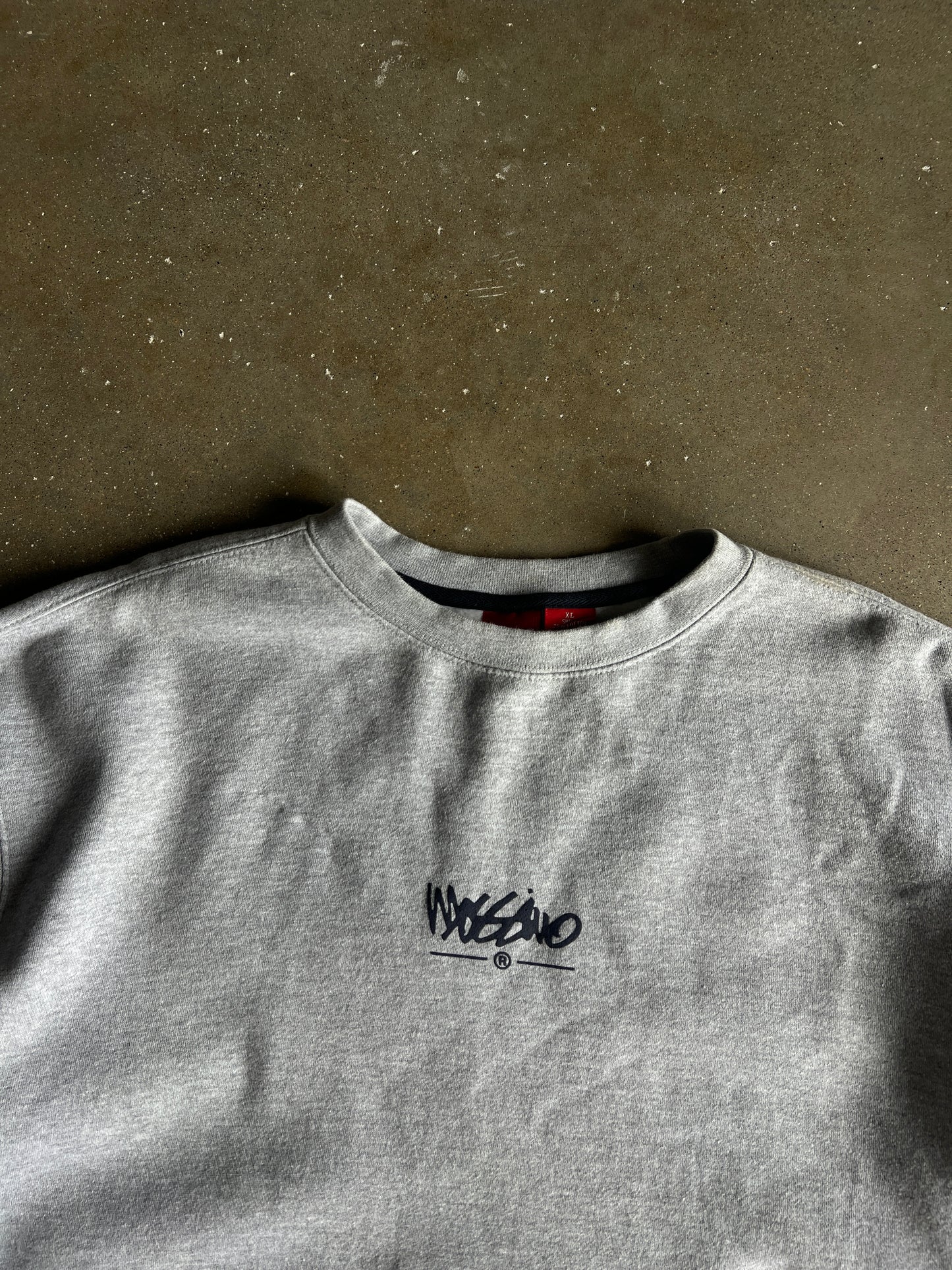 Vintage Light Grey Mossimo Crew - XL
