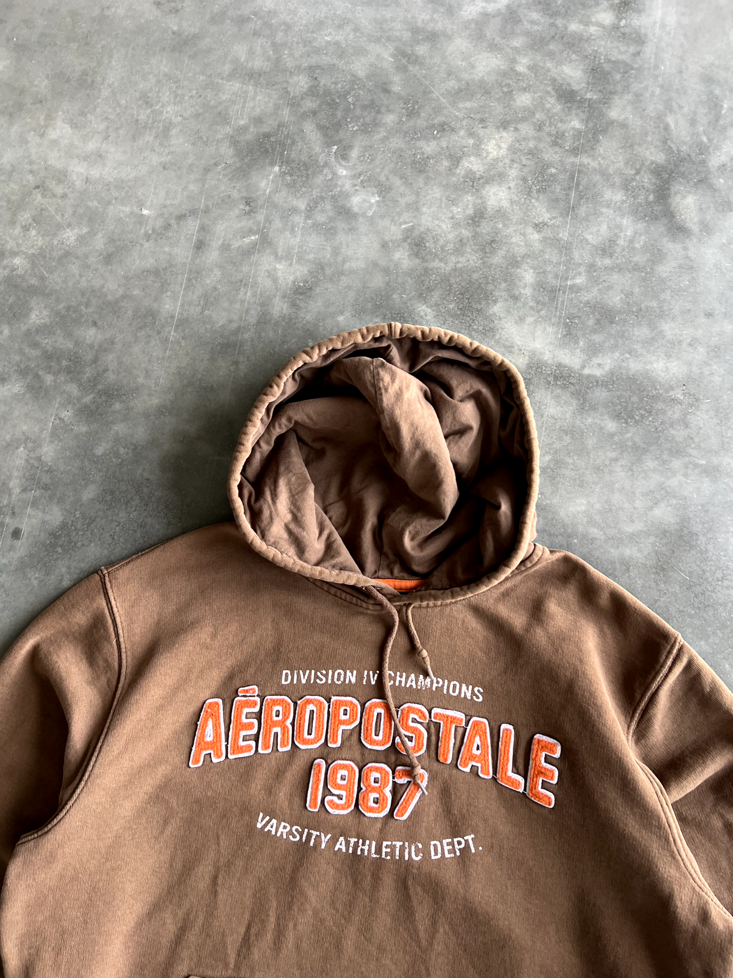 Vintage Brown Aeropostale Hoodie - L