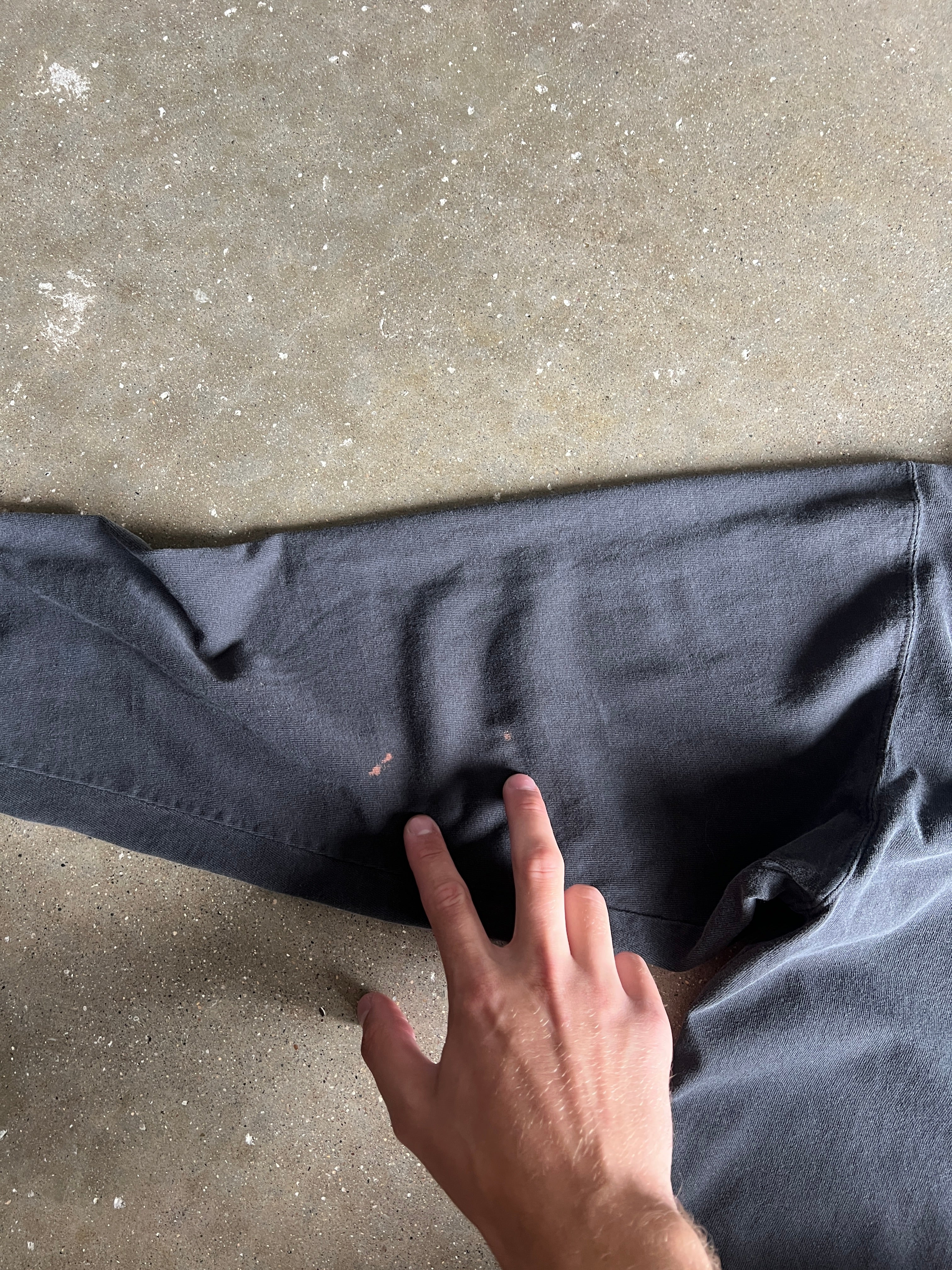 Vintage Faded Black Carhartt Shirt - M