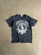 Vintage Faded Black White Sox Shirt - M