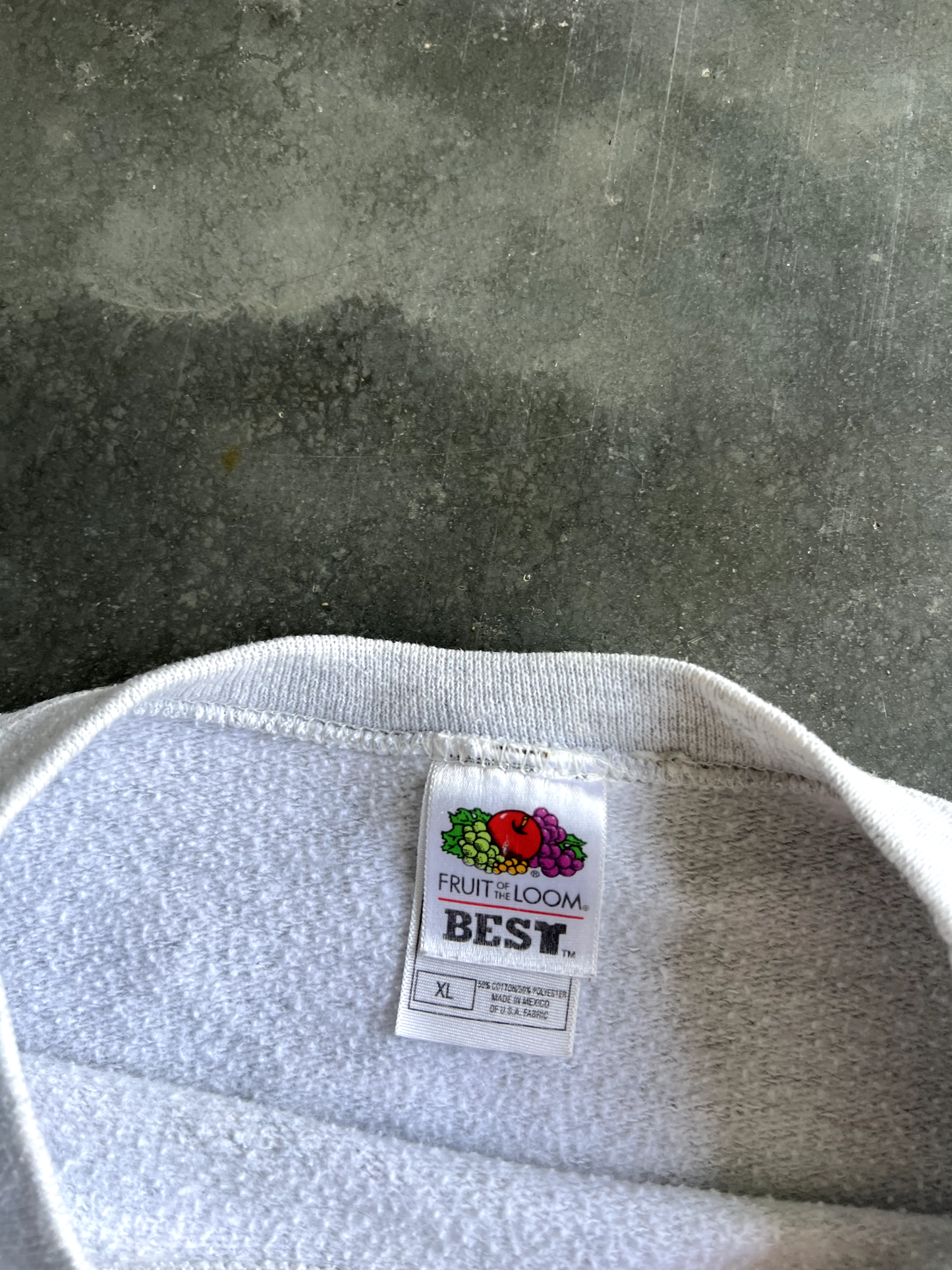 Vintage White Arizona Spell Out Crew - XL