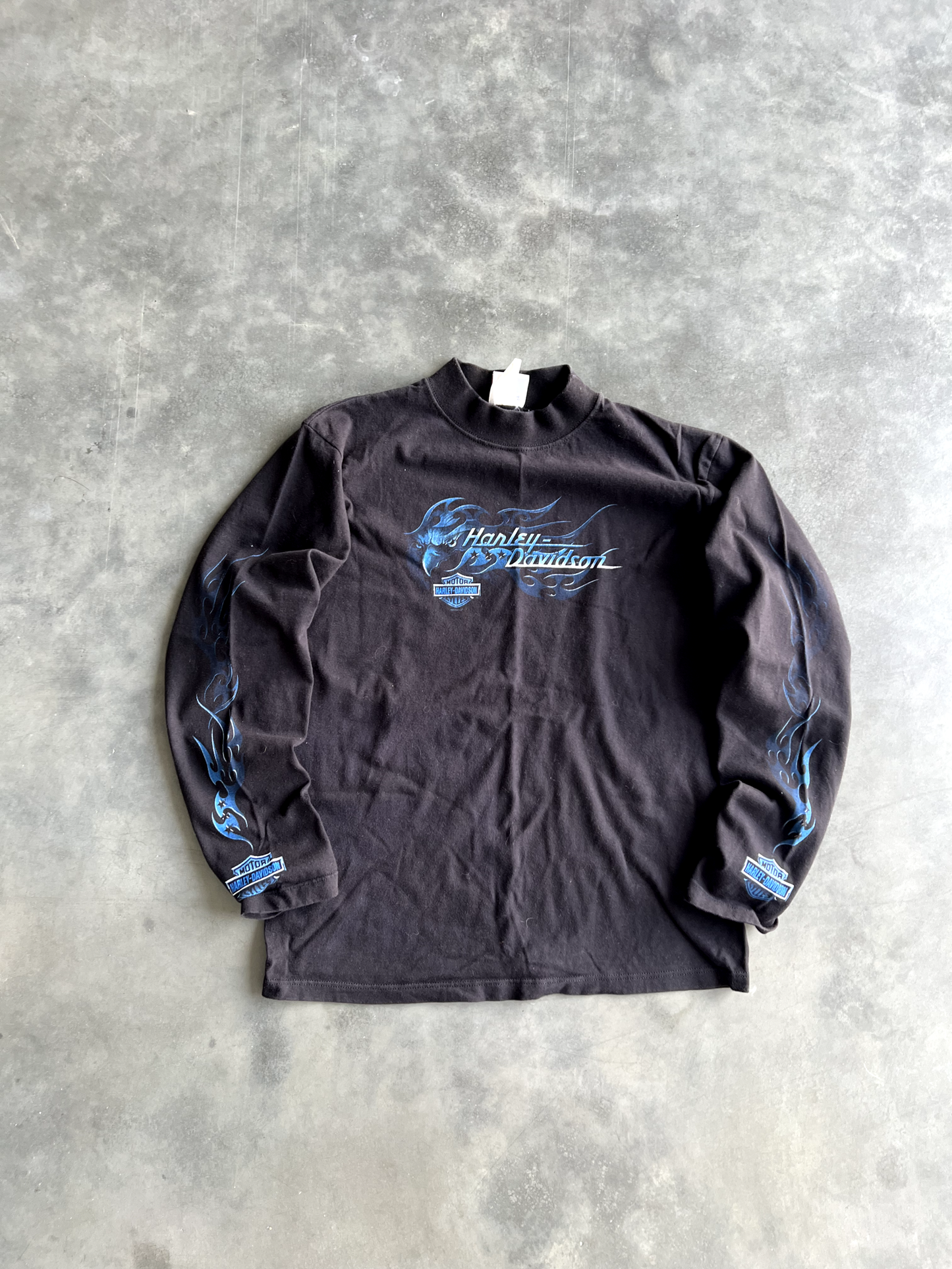 Vintage Black Harley Long Sleeve - L