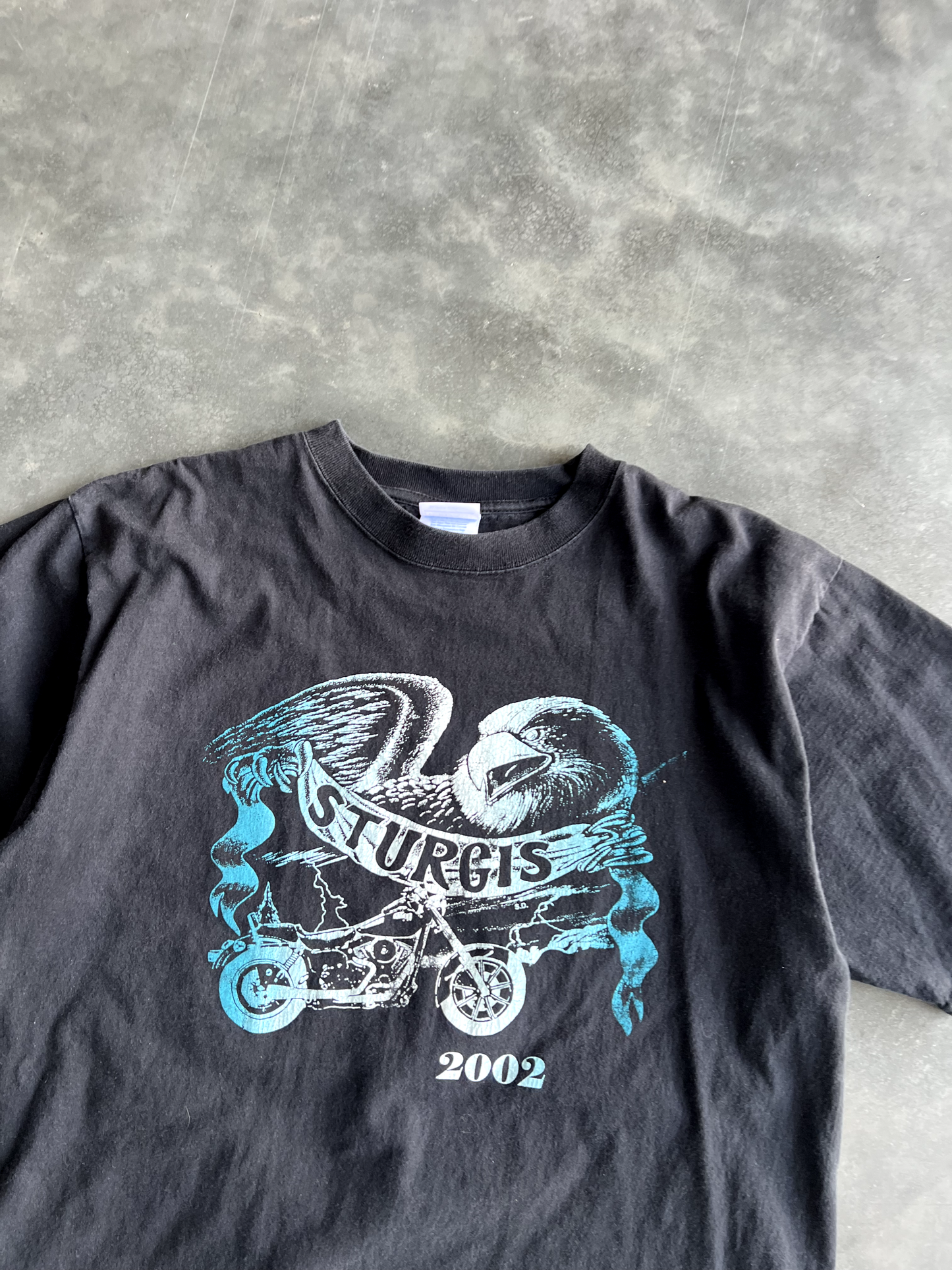 Vintage Black Sturgis Tee - L