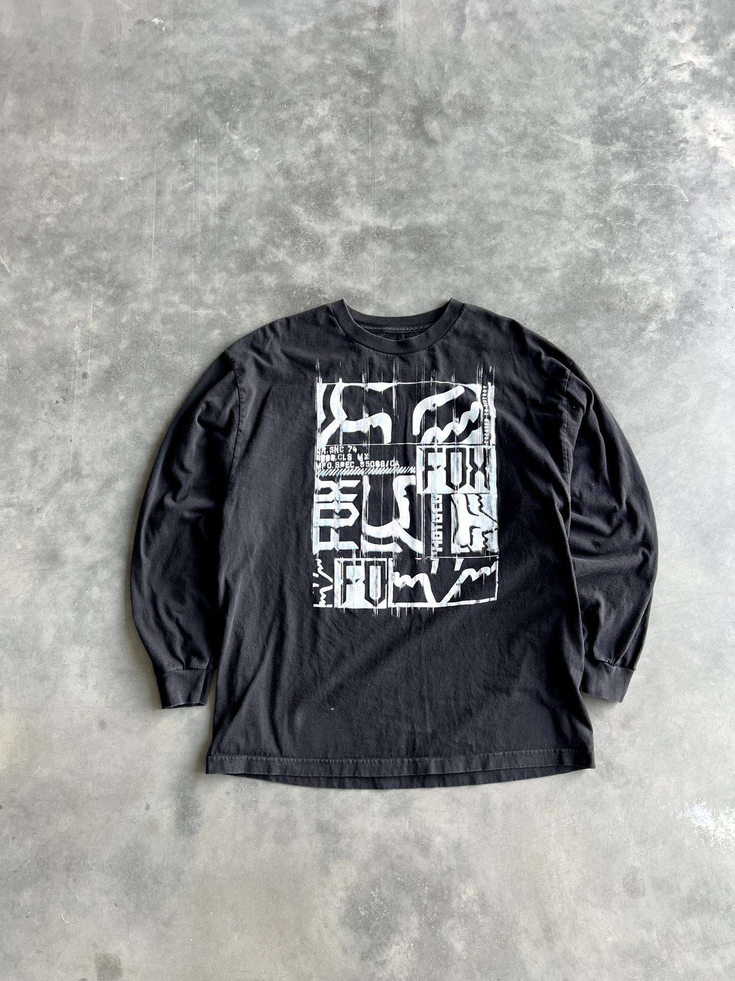 Vintage Black Fox Long Sleeve - XL