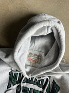 Vintage Grey Michigan State Hoodie - S