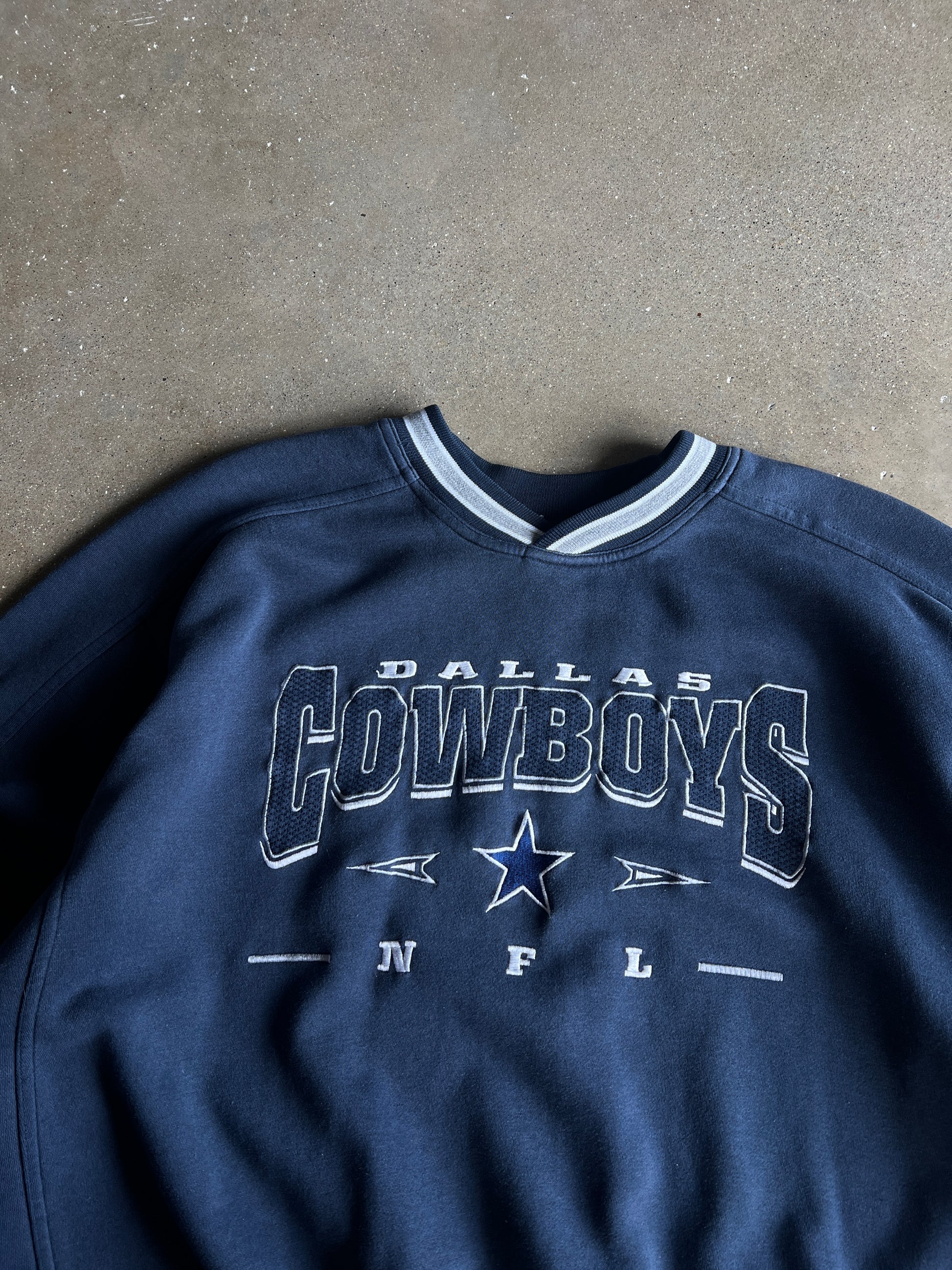 Vintage Navy Blue Dallas Cowboys Crew - XL
