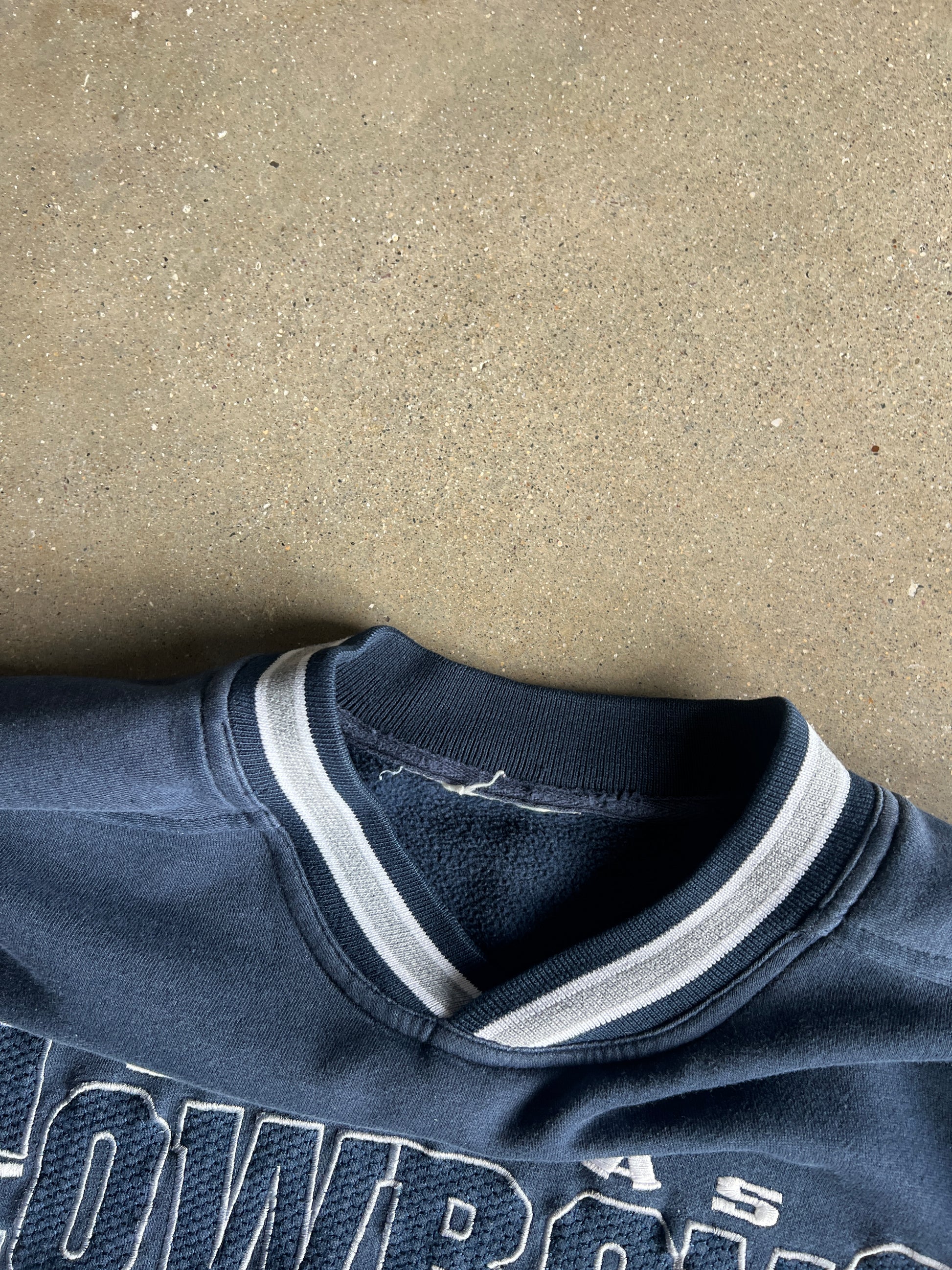 Vintage Navy Blue Dallas Cowboys Crew - XL