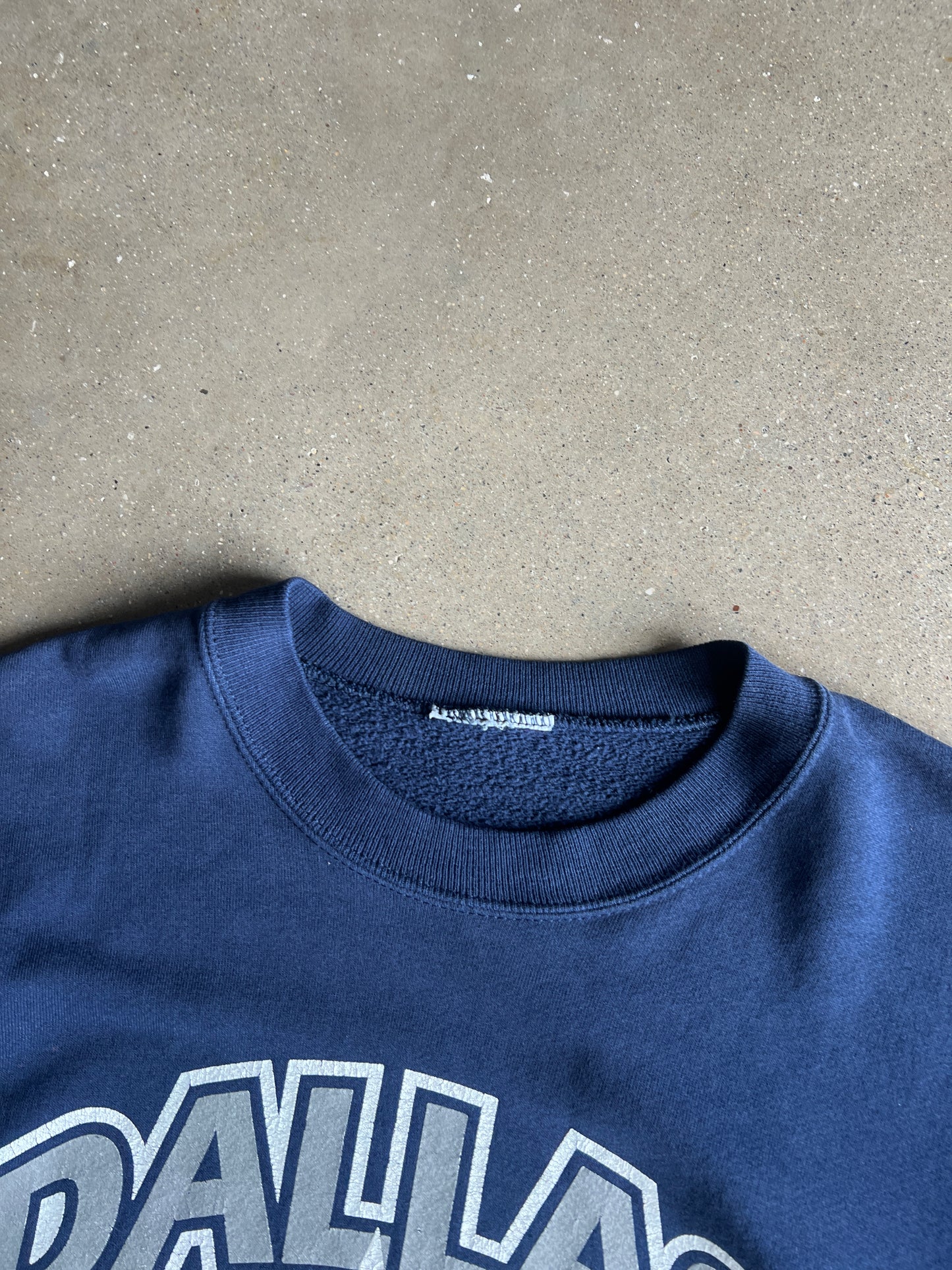 Vintage Navy Blue Dallas Cowboys Crew - L