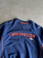 Vintage Navy Blue Broncos Crew - L
