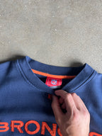 Vintage Navy Blue Broncos Crew - L