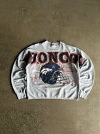 Vintage Broncos All Over Print Crew - XL