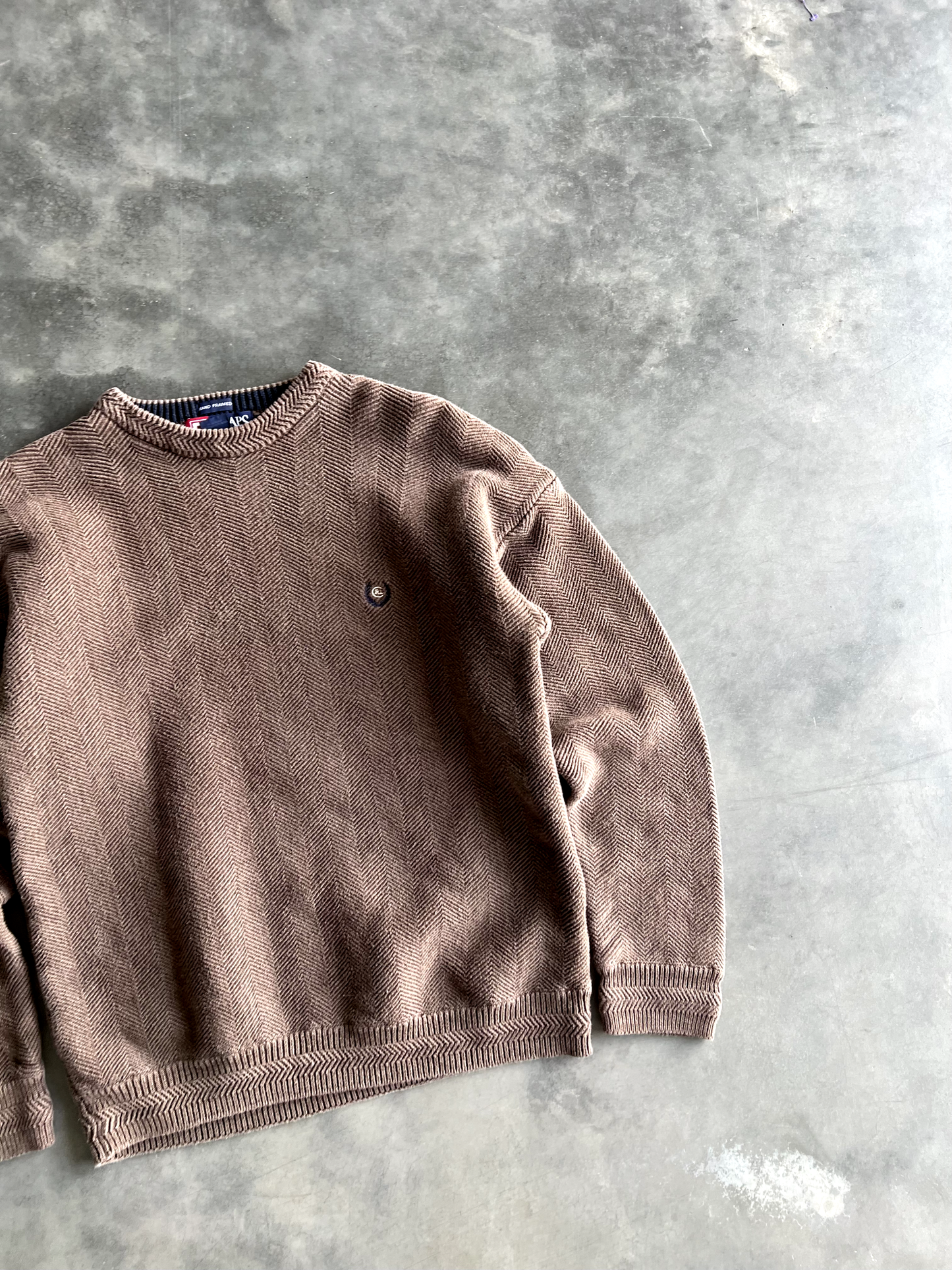 Vintage Brown Chaps Long Sleeve - M