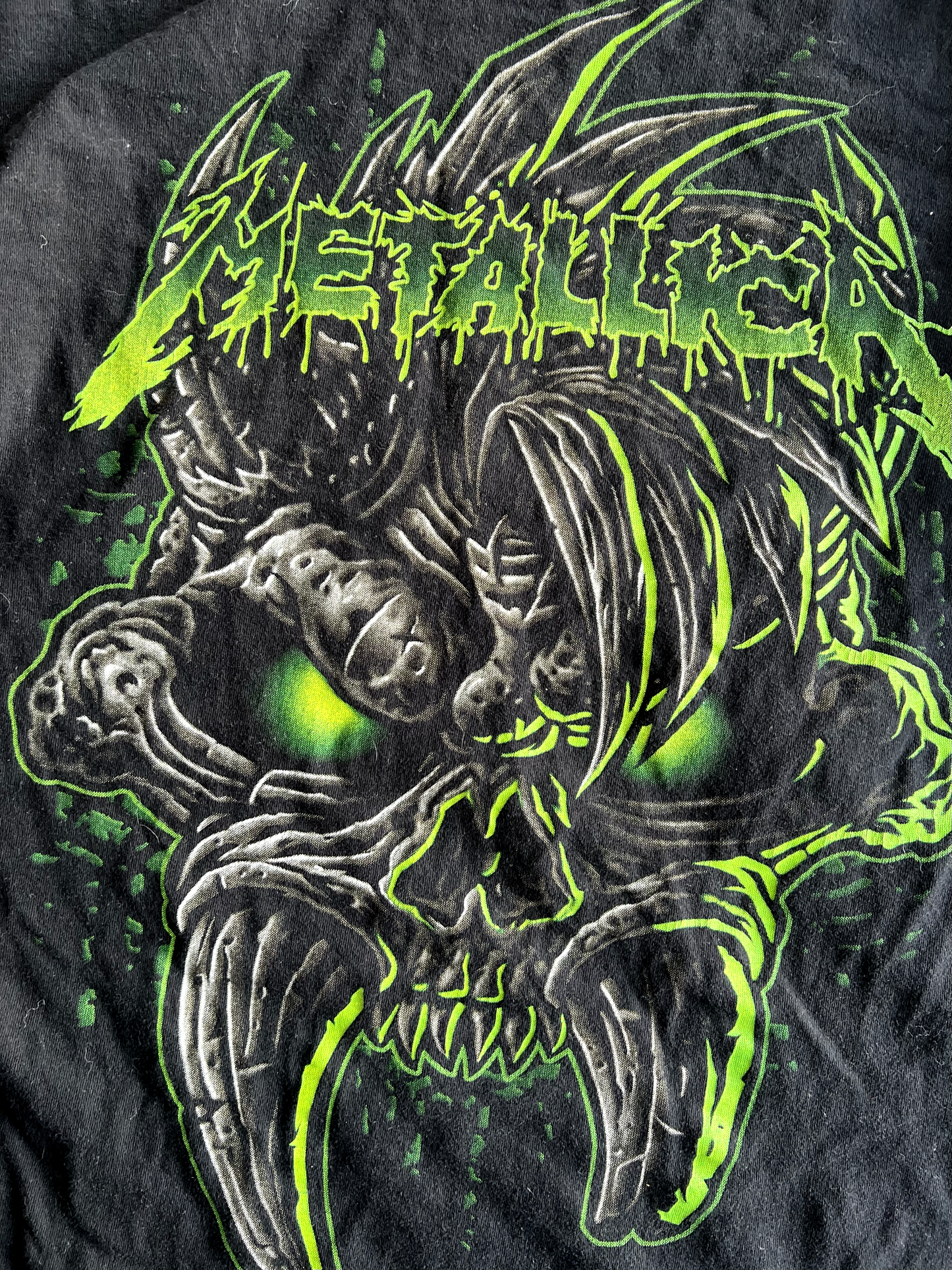 Vintage Black Metallica Long Sleeve - L