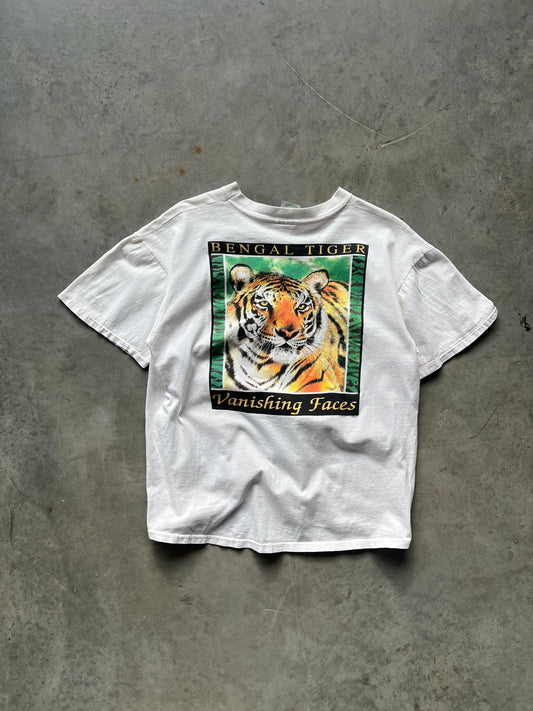 Vintage 90s Siberian Tiger Shirt - XS/S