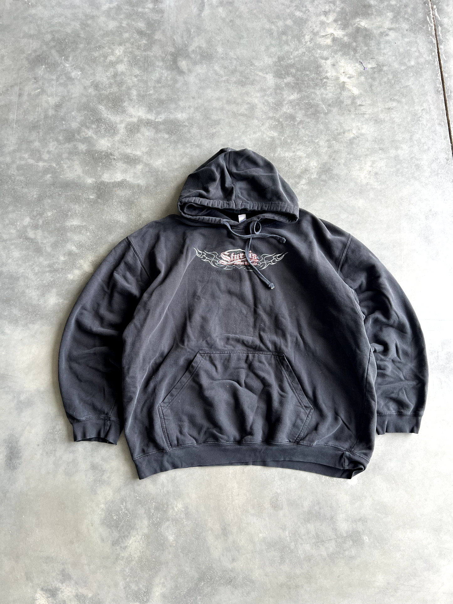 Vintage Black Sturgies Hoodie - L