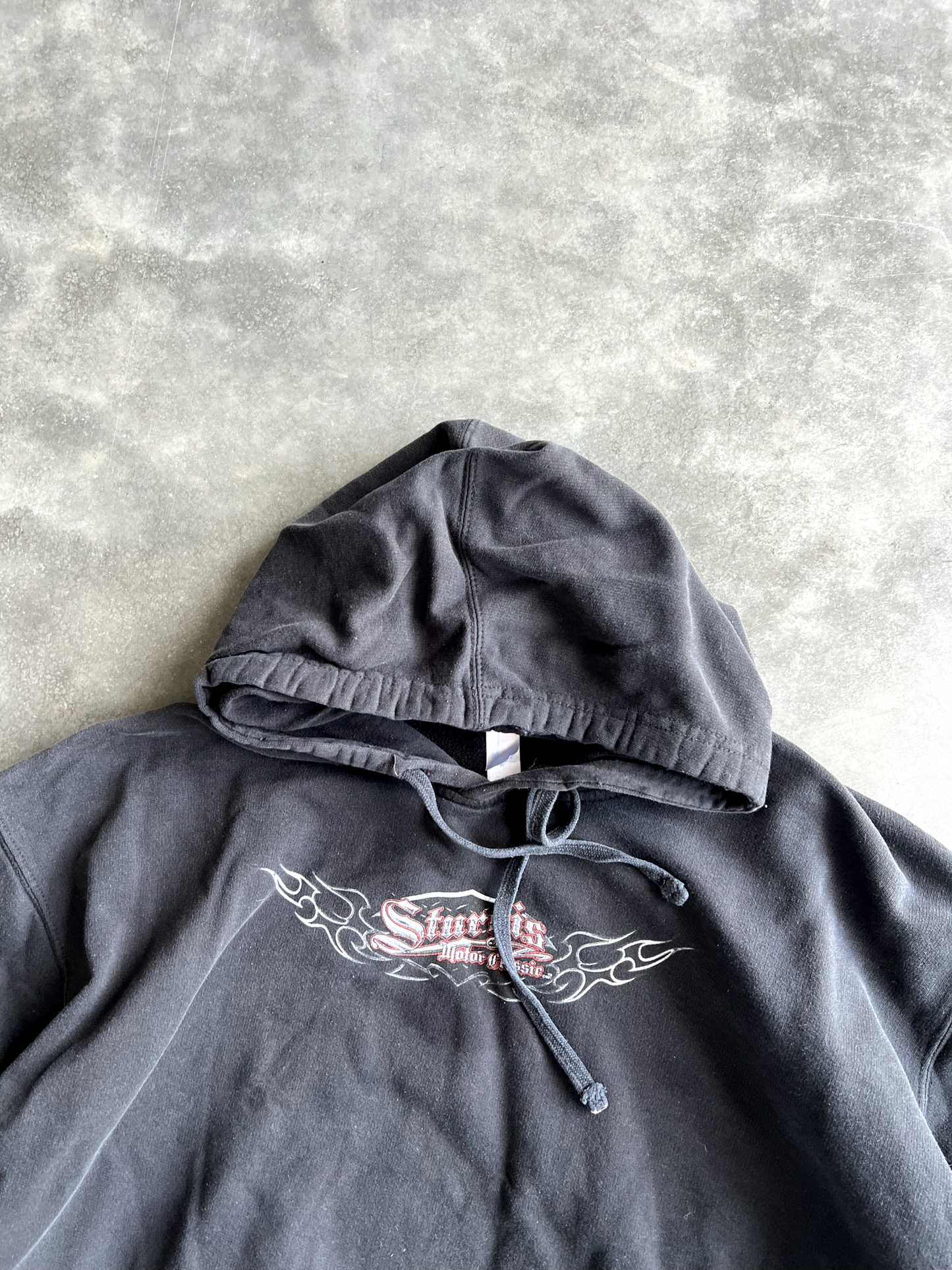 Vintage Black Sturgies Hoodie - L