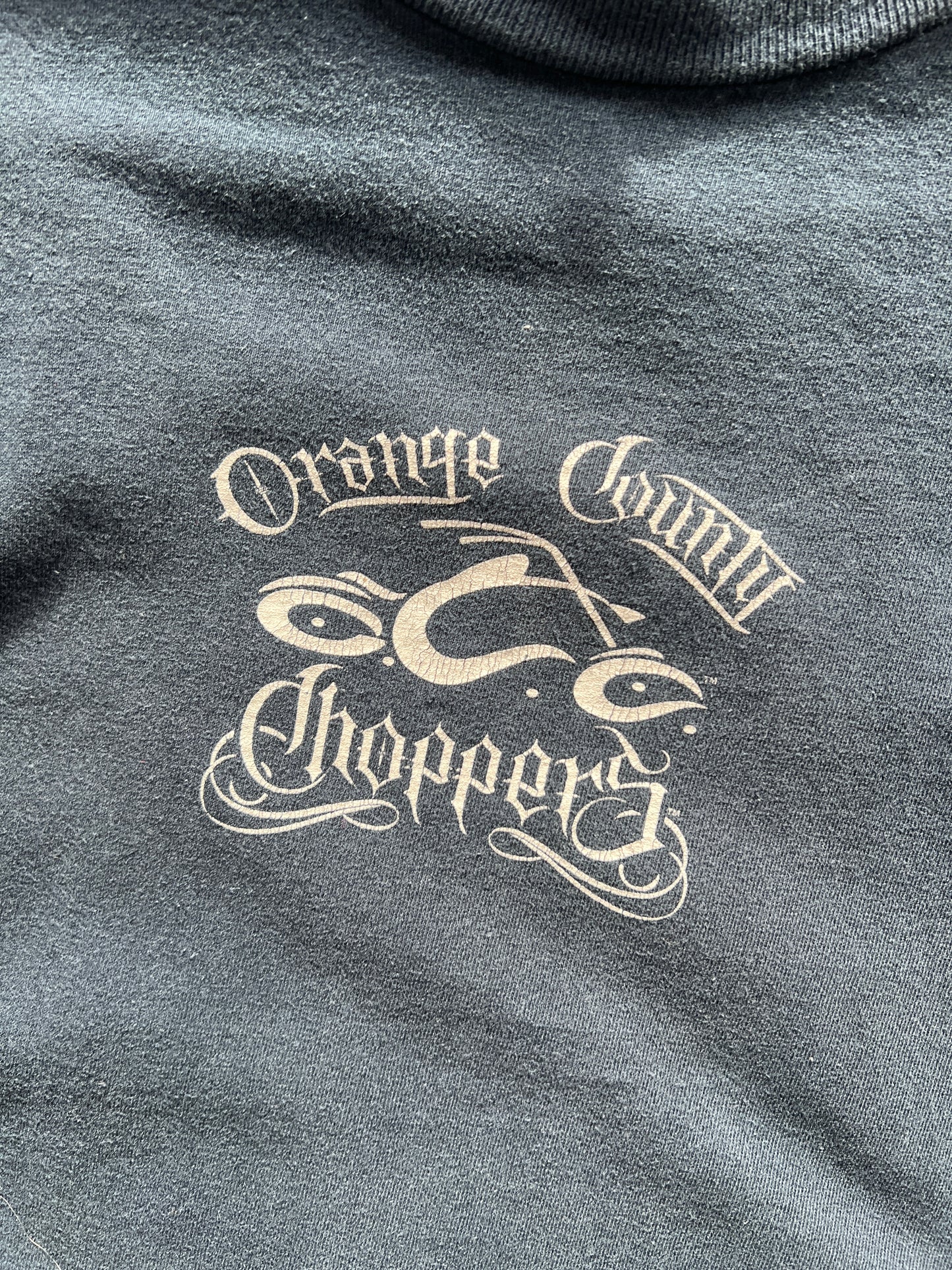 Vintage Navy Blue Orange County Choppers Shirt - XL