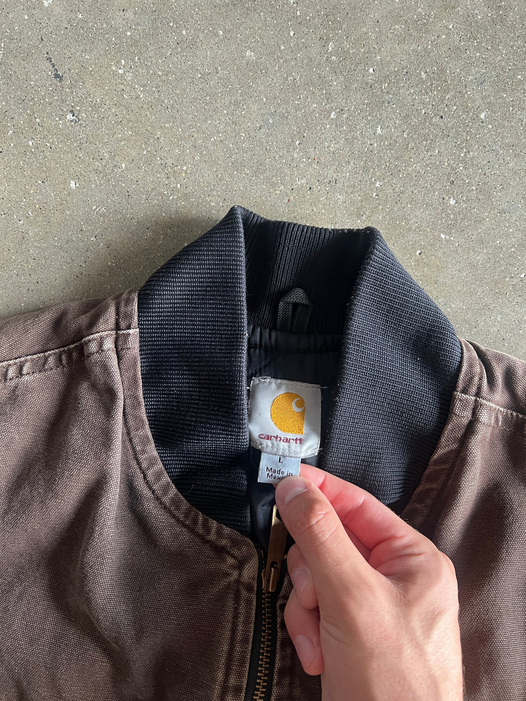 Vintage Faded Brown Carhartt Vest - L