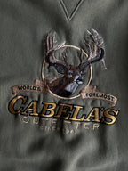 Vintage Sage Green Cabales Crew - L