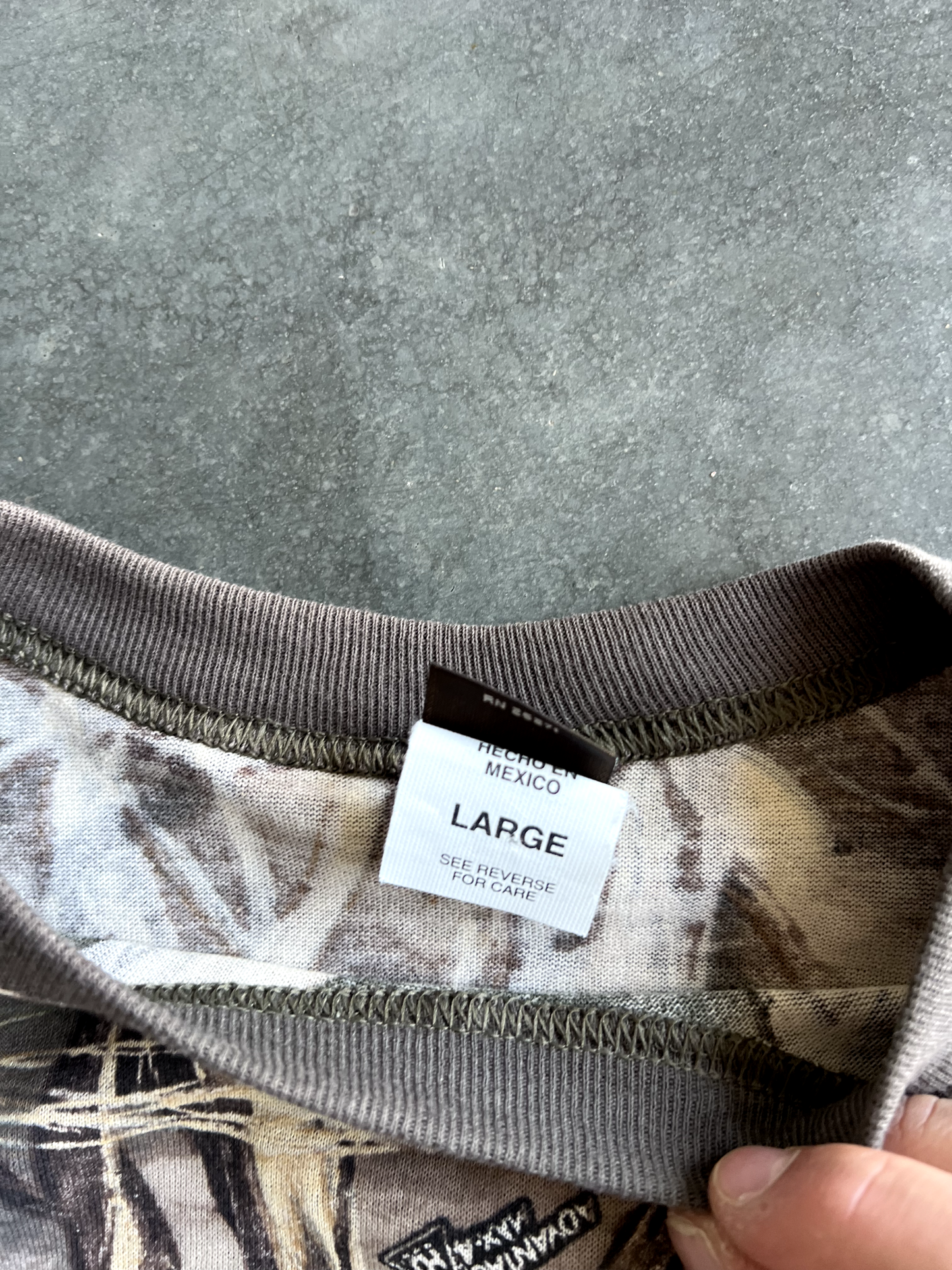 Vintage Camo Long Sleeve - L
