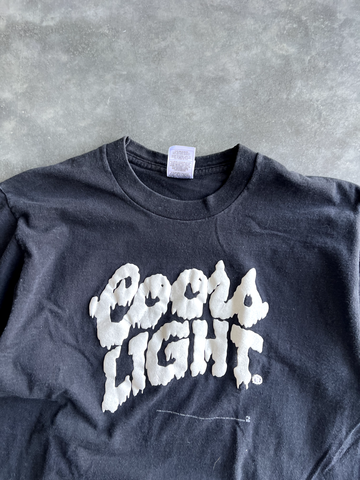 Vintage Black Coors Light Tee - L