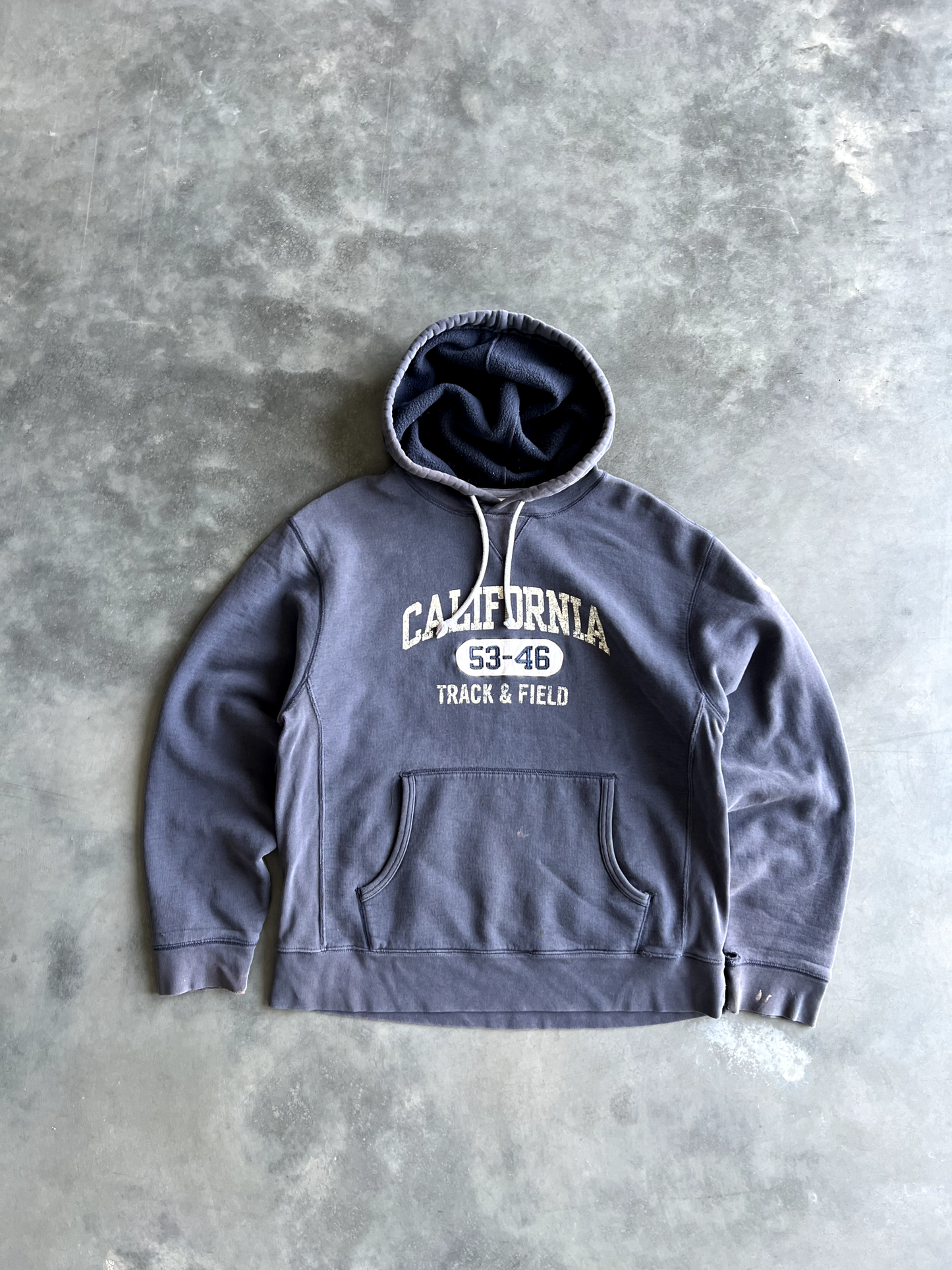Vintage Navy Blue California Spellout - M