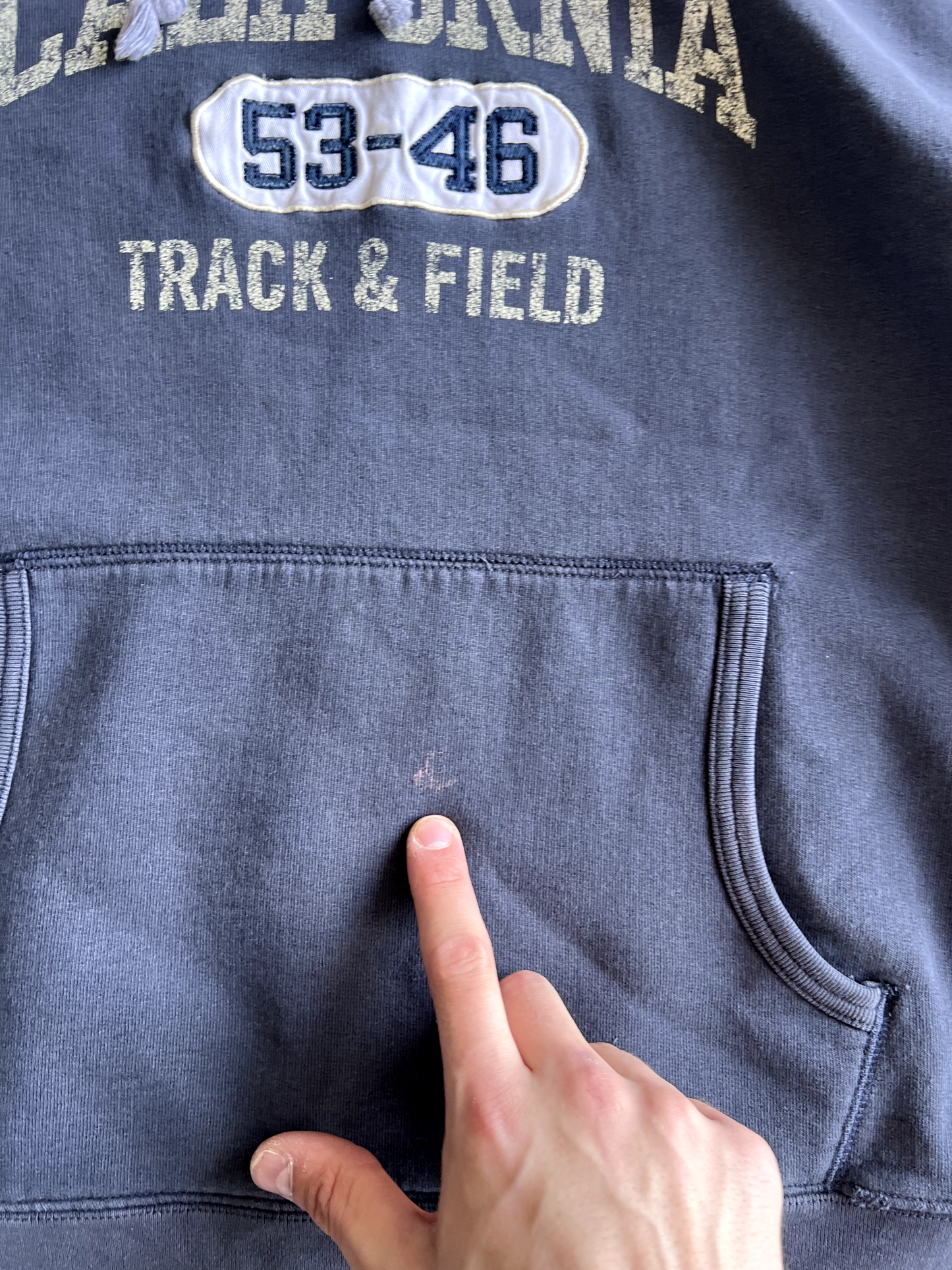 Vintage Navy Blue California Spellout - M